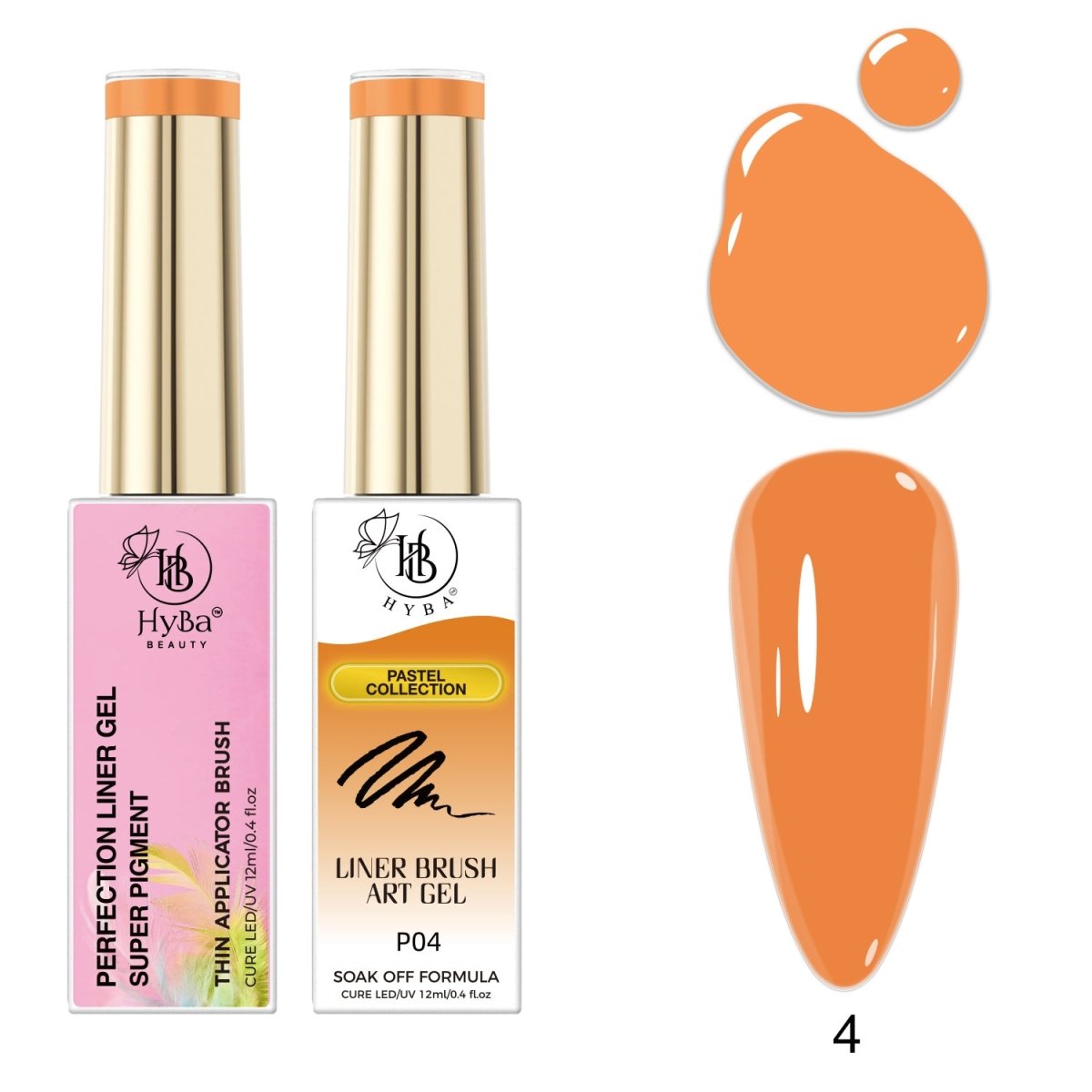PASTEL Gel Liner Box Set / 12 colors - HYBA BEAUTY