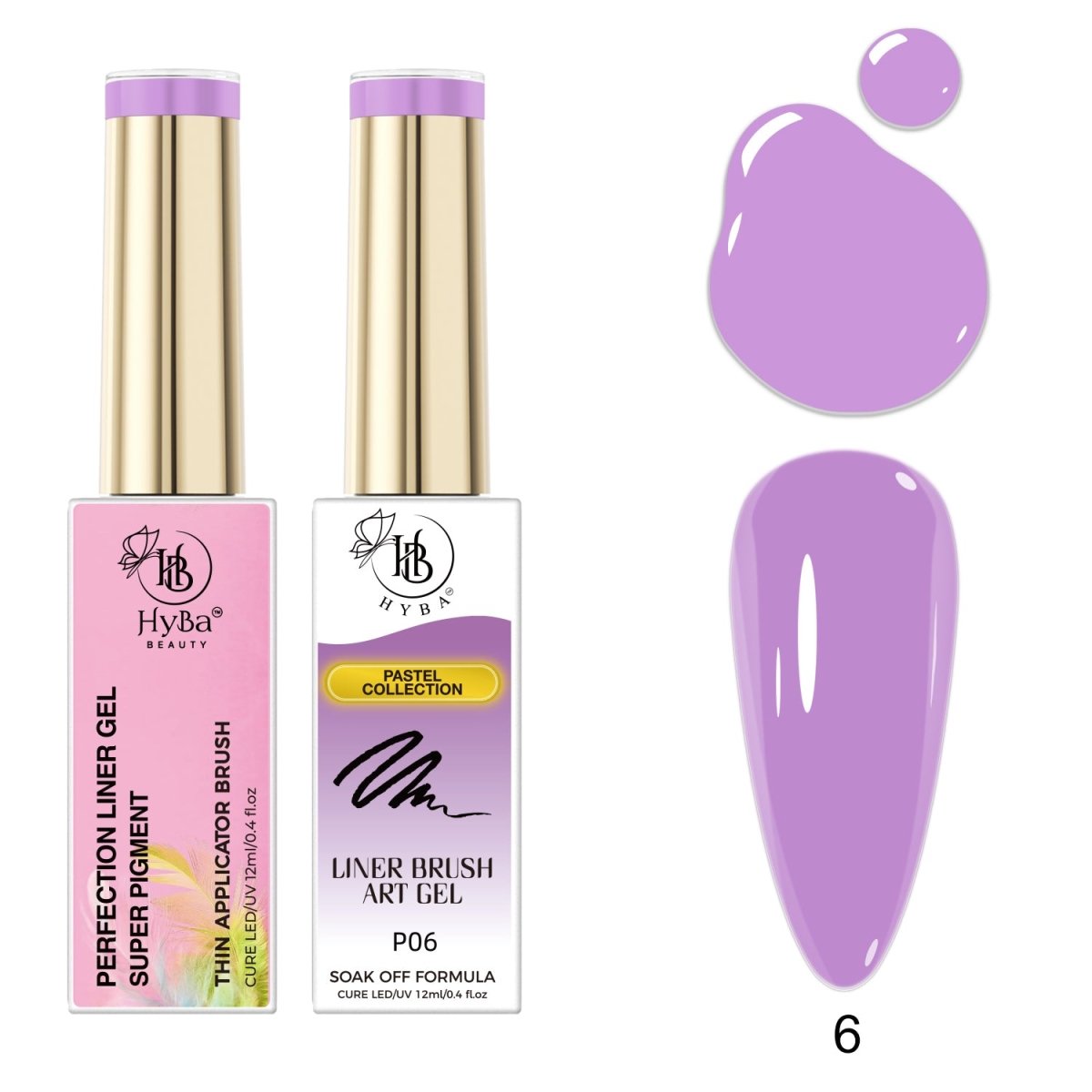 PASTEL Gel Liner Box Set / 12 colors - HYBA BEAUTY