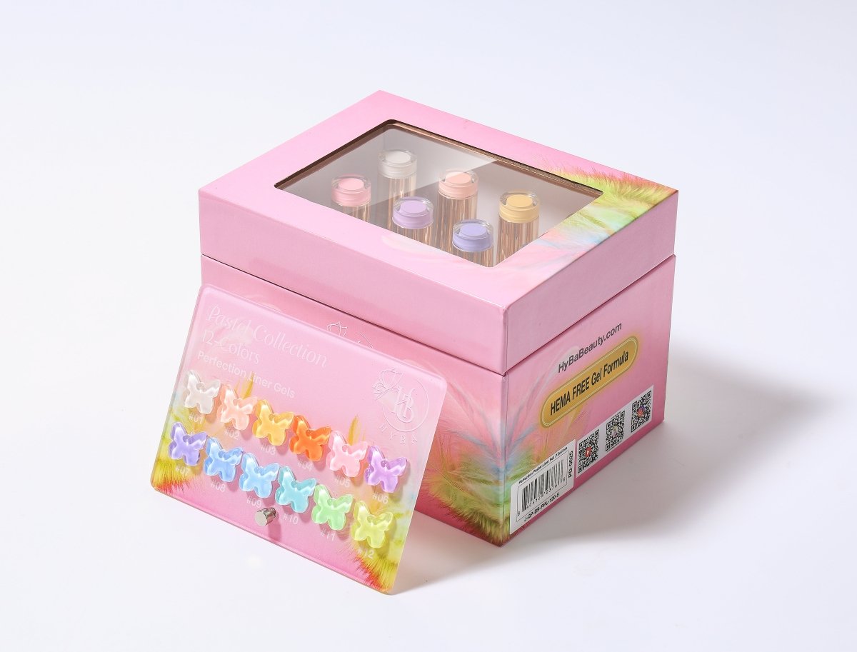 PASTEL Gel Liner Box Set / 12 colors - HYBA BEAUTY