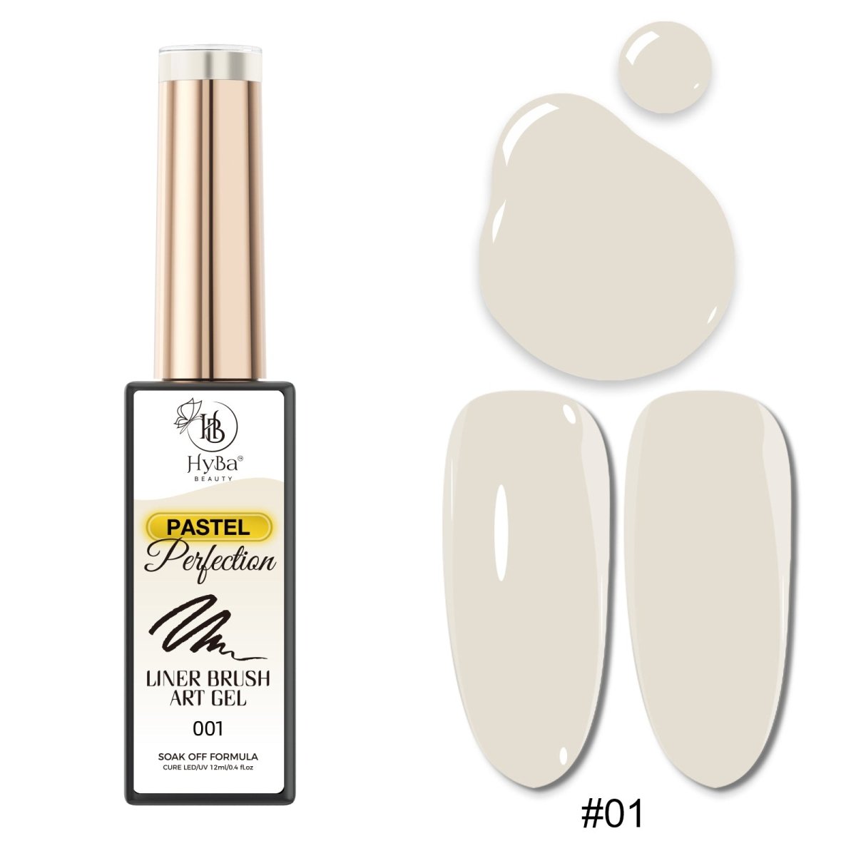 PASTEL Gel Liner Set - 24 colors - HYBA BEAUTY