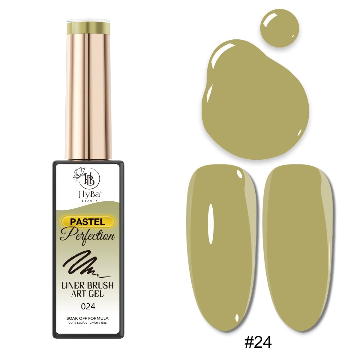 PASTEL Gel Liner Set - 24 colors - HYBA BEAUTY