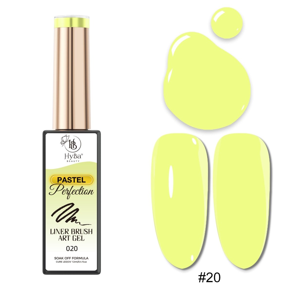 PASTEL Gel Liner Set - 24 colors - HYBA BEAUTY