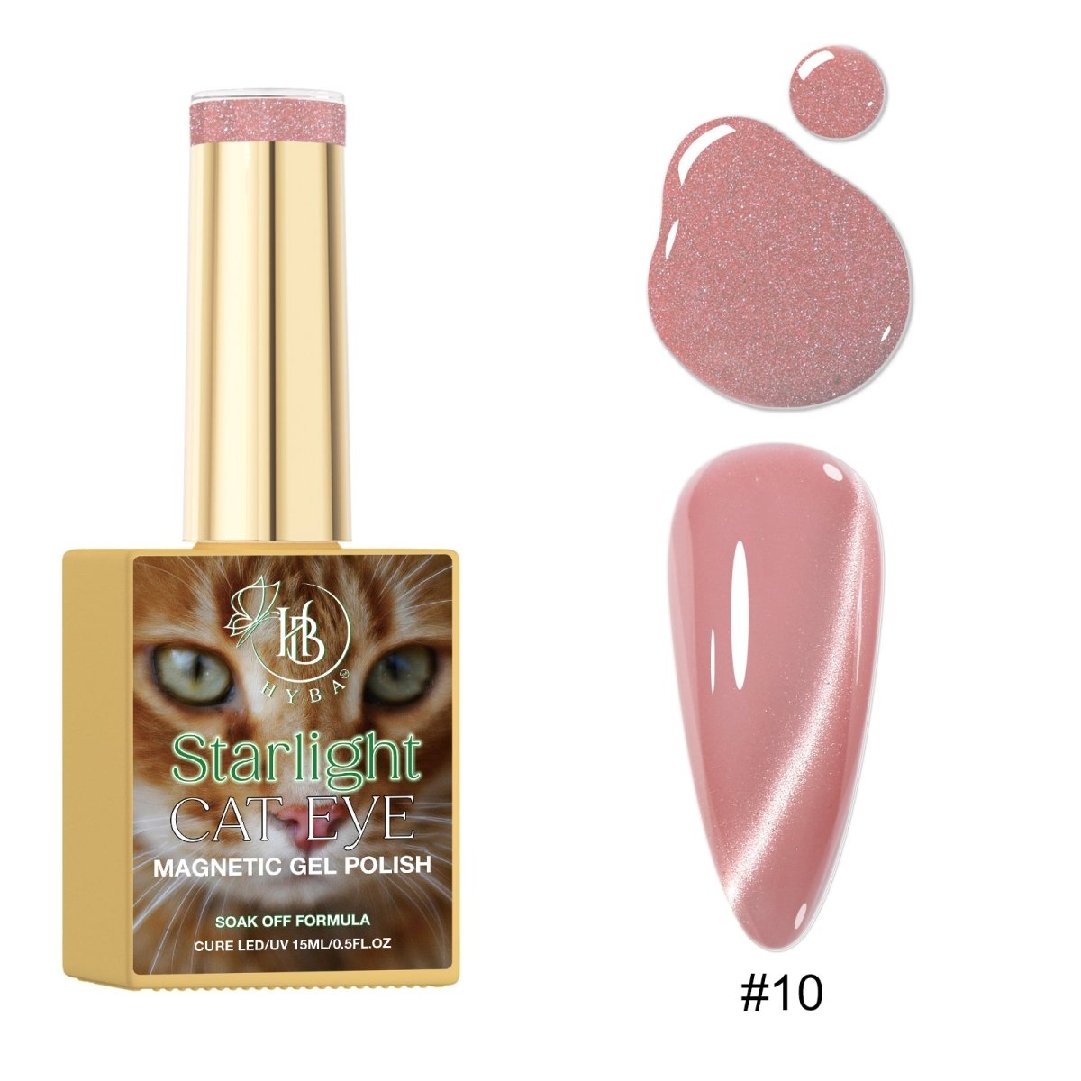 STARLIGHT Cat Eye Collection - Magnetic Gel Polish - HYBA BEAUTY