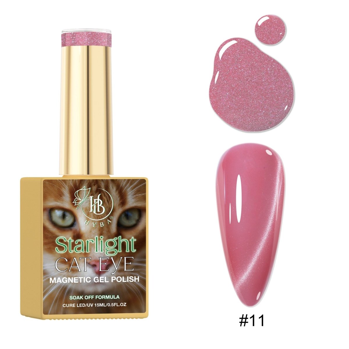 STARLIGHT Cat Eye Collection - Magnetic Gel Polish - HYBA BEAUTY