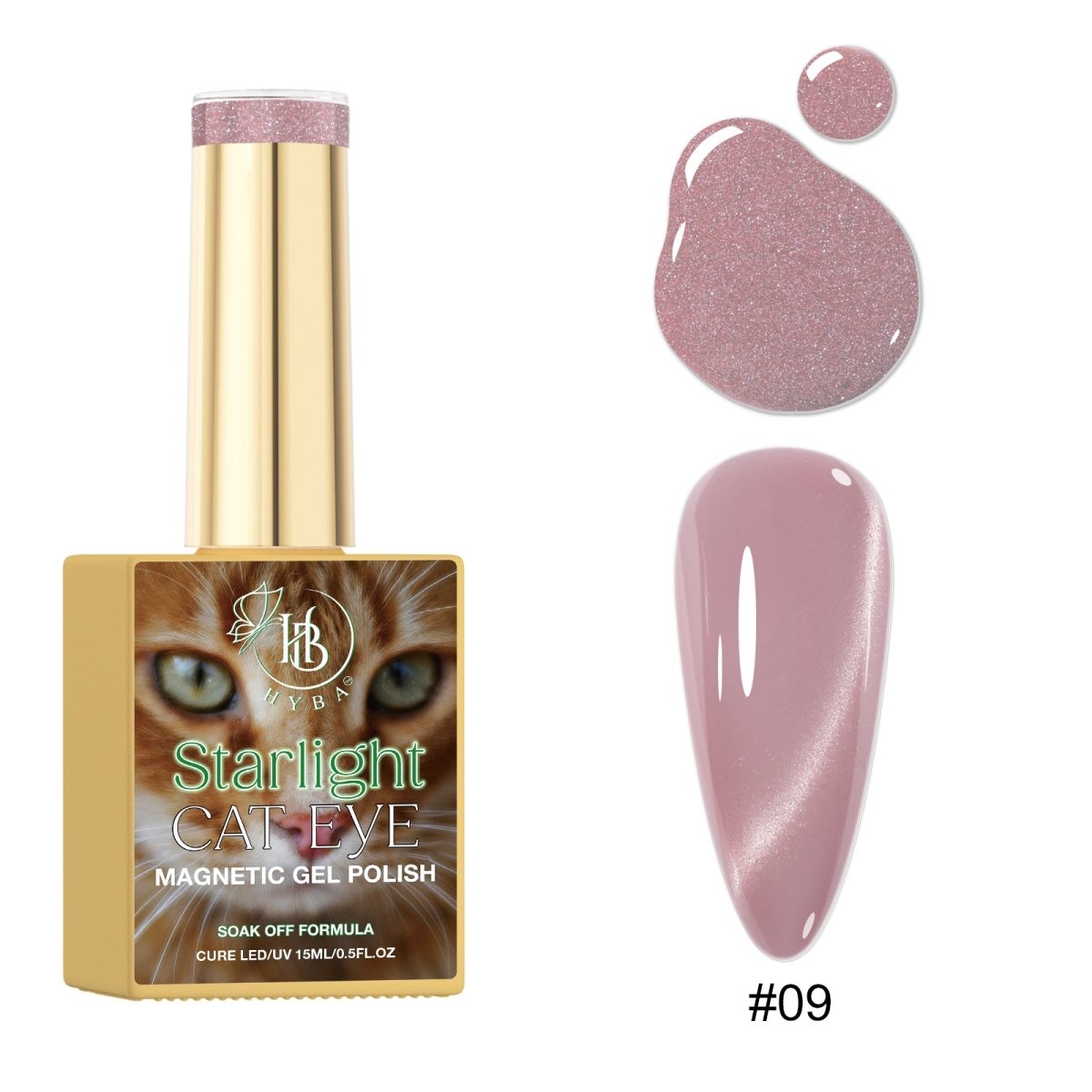 STARLIGHT Cat Eye Collection - Magnetic Gel Polish - HYBA BEAUTY