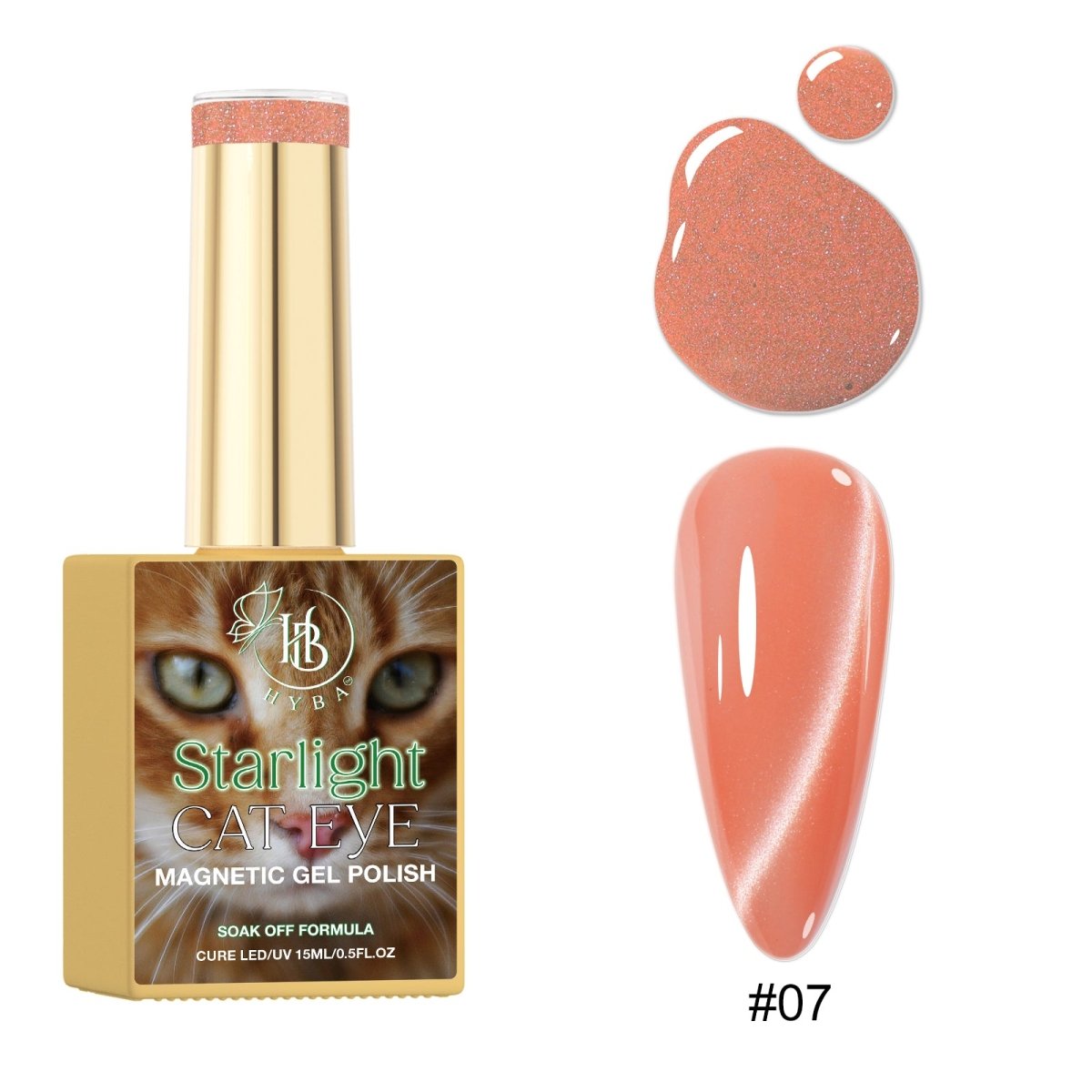 STARLIGHT Cat Eye Collection - Magnetic Gel Polish - HYBA BEAUTY