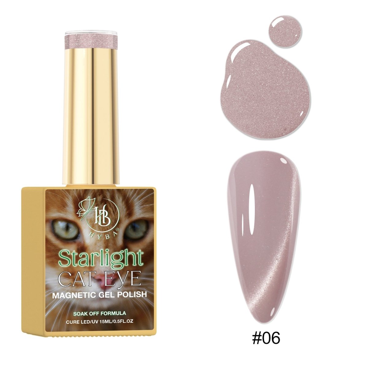 STARLIGHT Cat Eye Collection - Magnetic Gel Polish - HYBA BEAUTY
