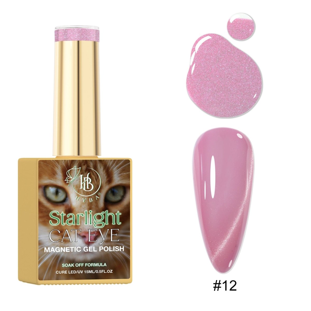 STARLIGHT Cat Eye Collection - Magnetic Gel Polish - HYBA BEAUTY