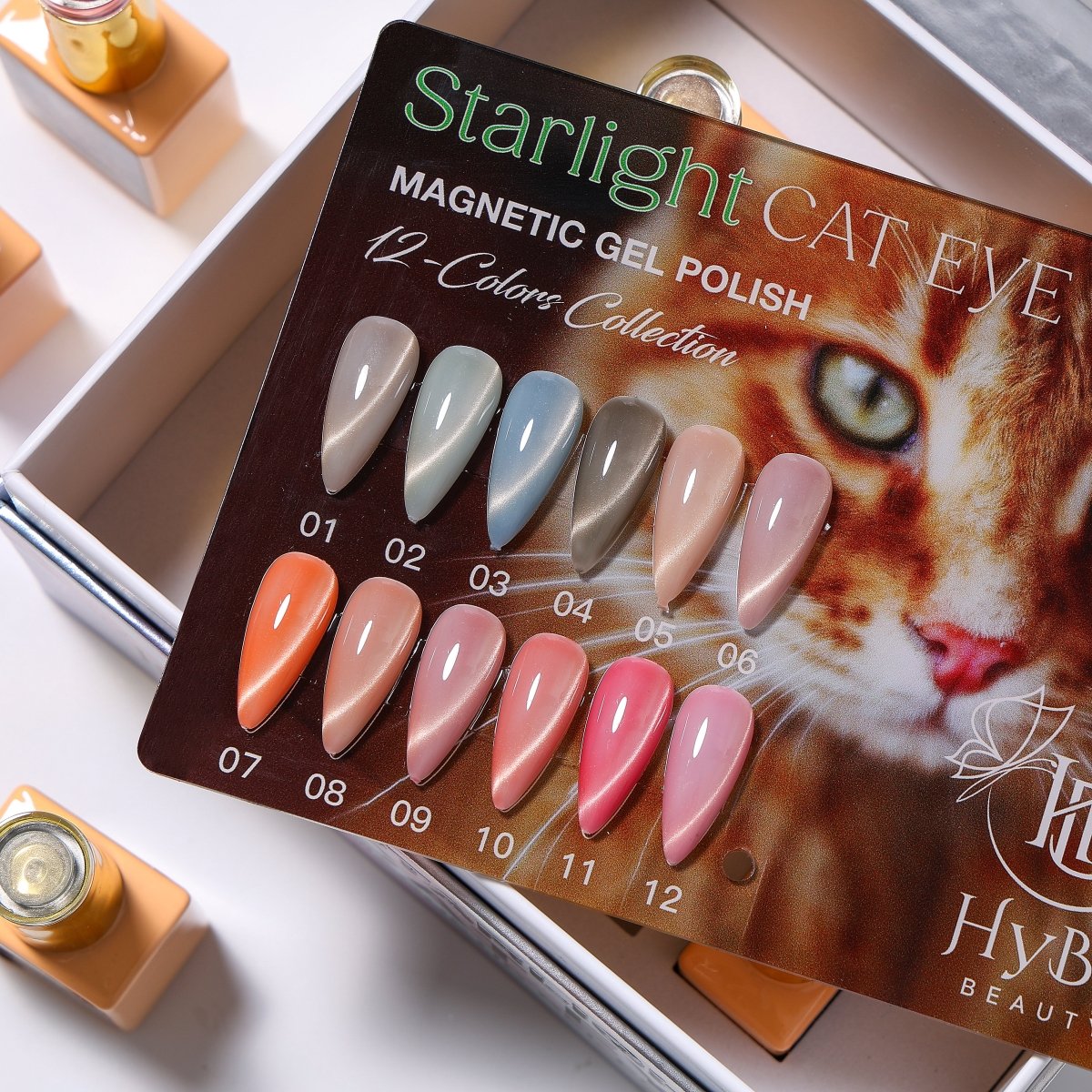 STARLIGHT Cat Eye Collection - Magnetic Gel Polish - HYBA BEAUTY