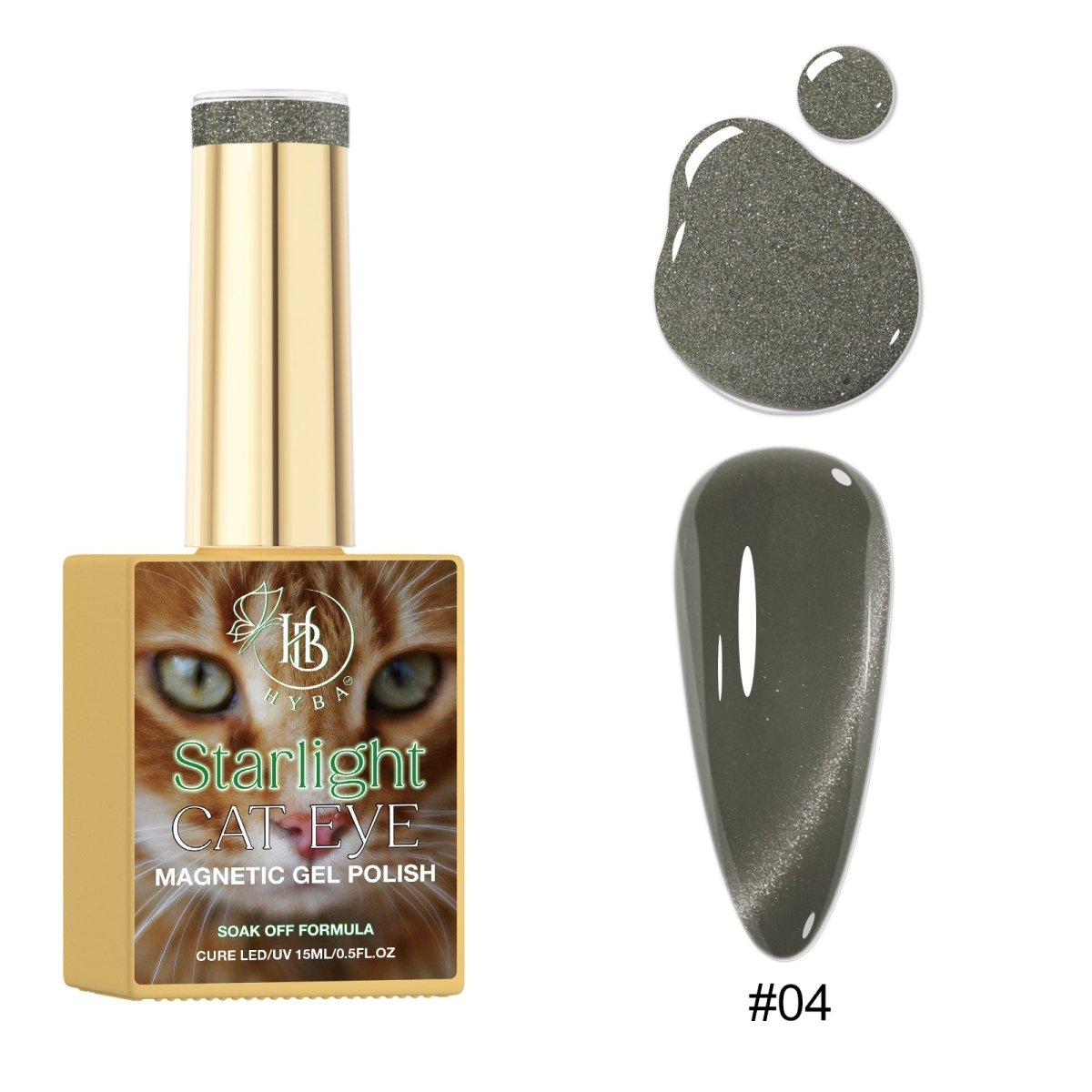 STARLIGHT Cat Eye Collection - Magnetic Gel Polish - HYBA BEAUTY