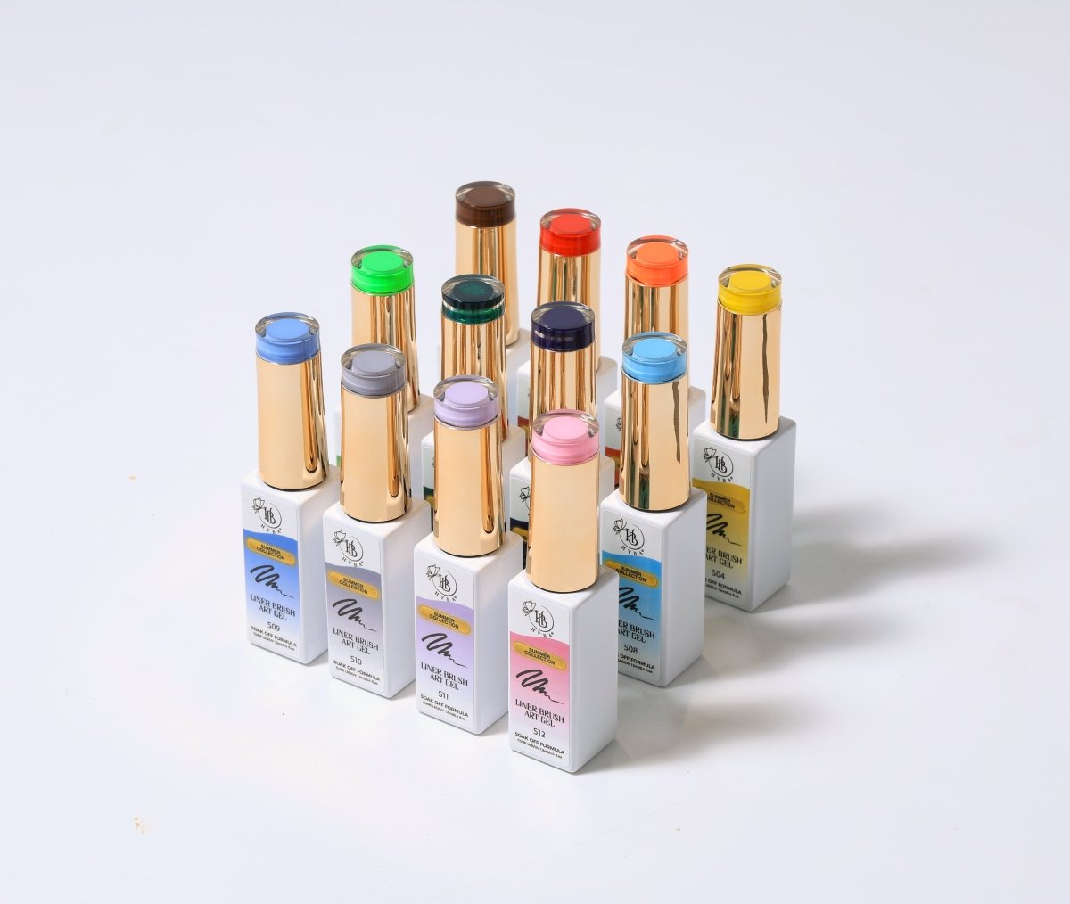SUMMER Gel Liner Box Set / 12 colors - HYBA BEAUTY