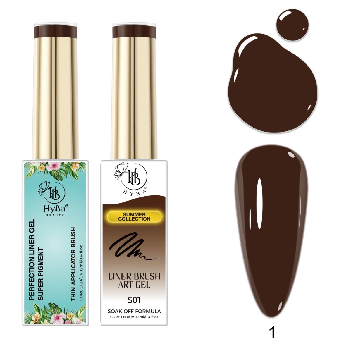SUMMER Gel Liner Box Set / 12 colors - HYBA BEAUTY