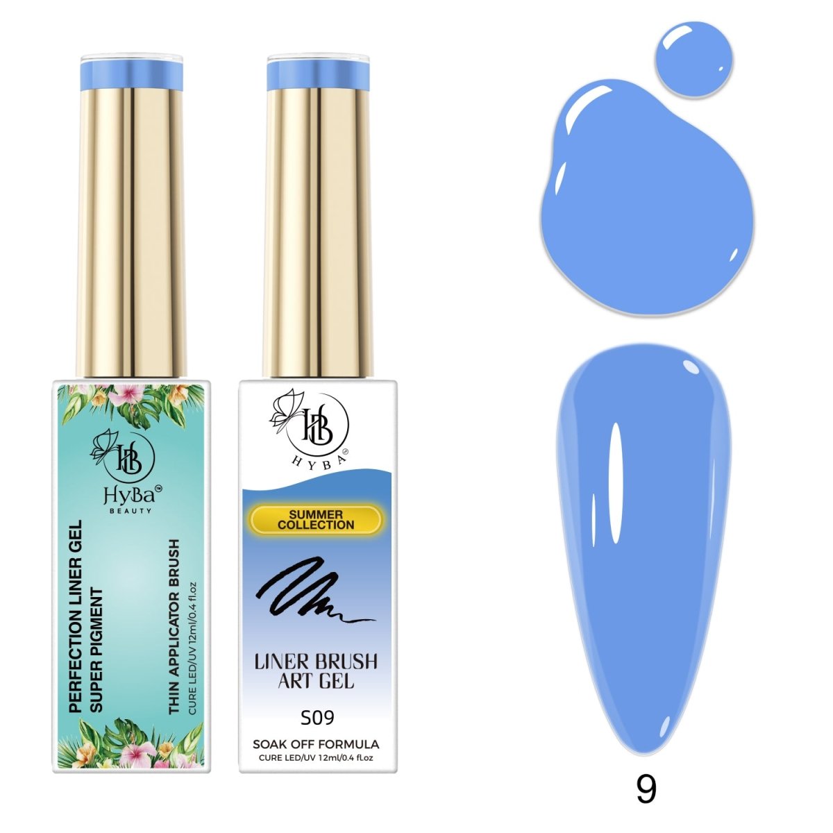 SUMMER Gel Liner Box Set / 12 colors - HYBA BEAUTY