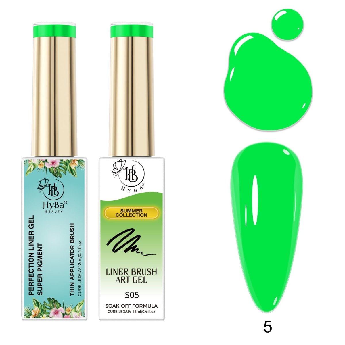 SUMMER Gel Liner Box Set / 12 colors - HYBA BEAUTY