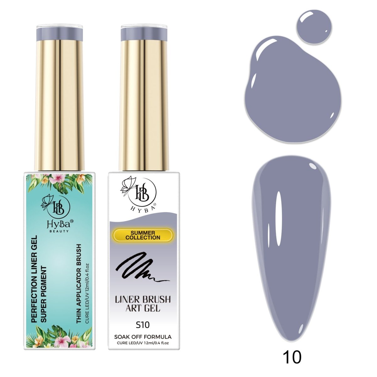 SUMMER Gel Liner Box Set / 12 colors - HYBA BEAUTY