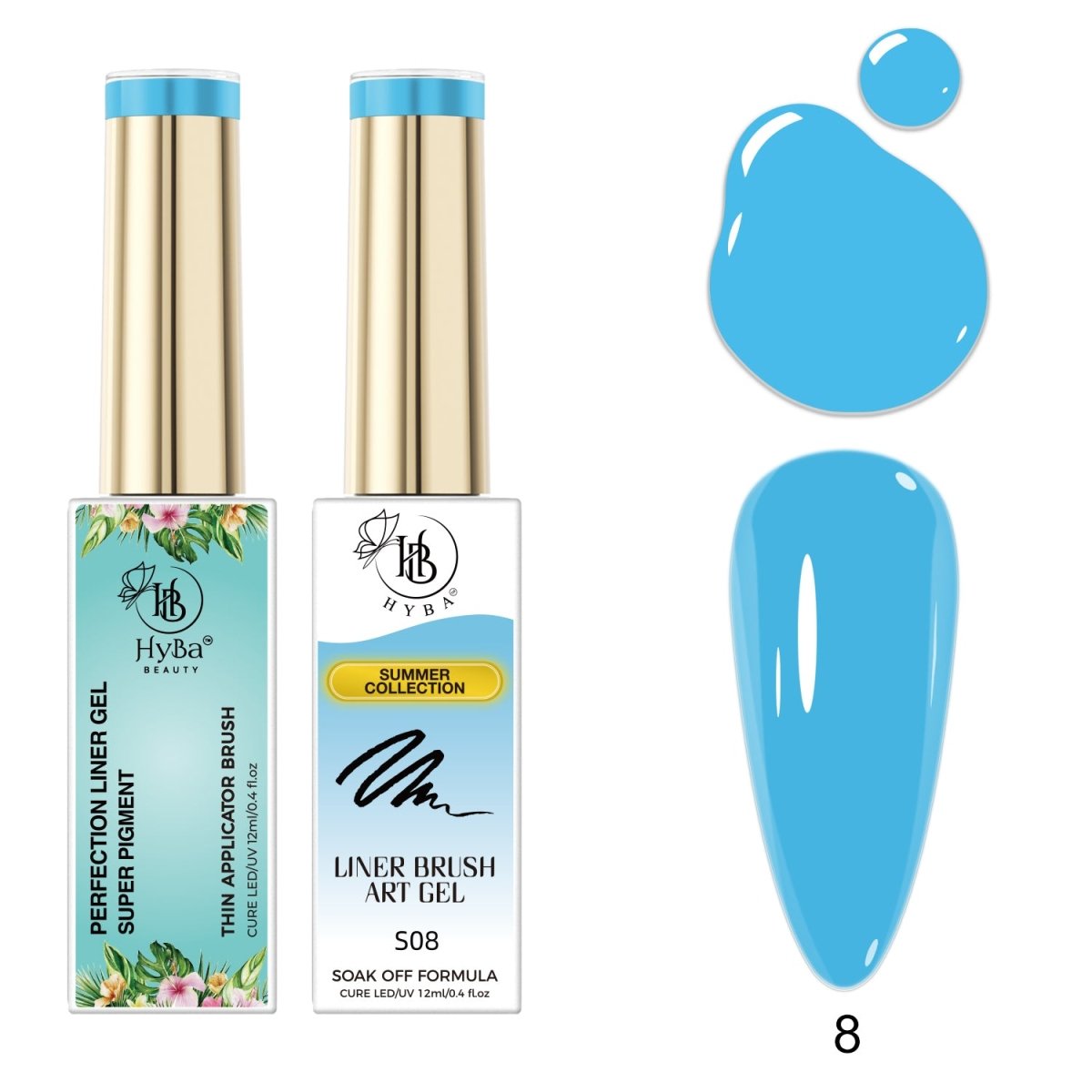 SUMMER Gel Liner Box Set / 12 colors - HYBA BEAUTY