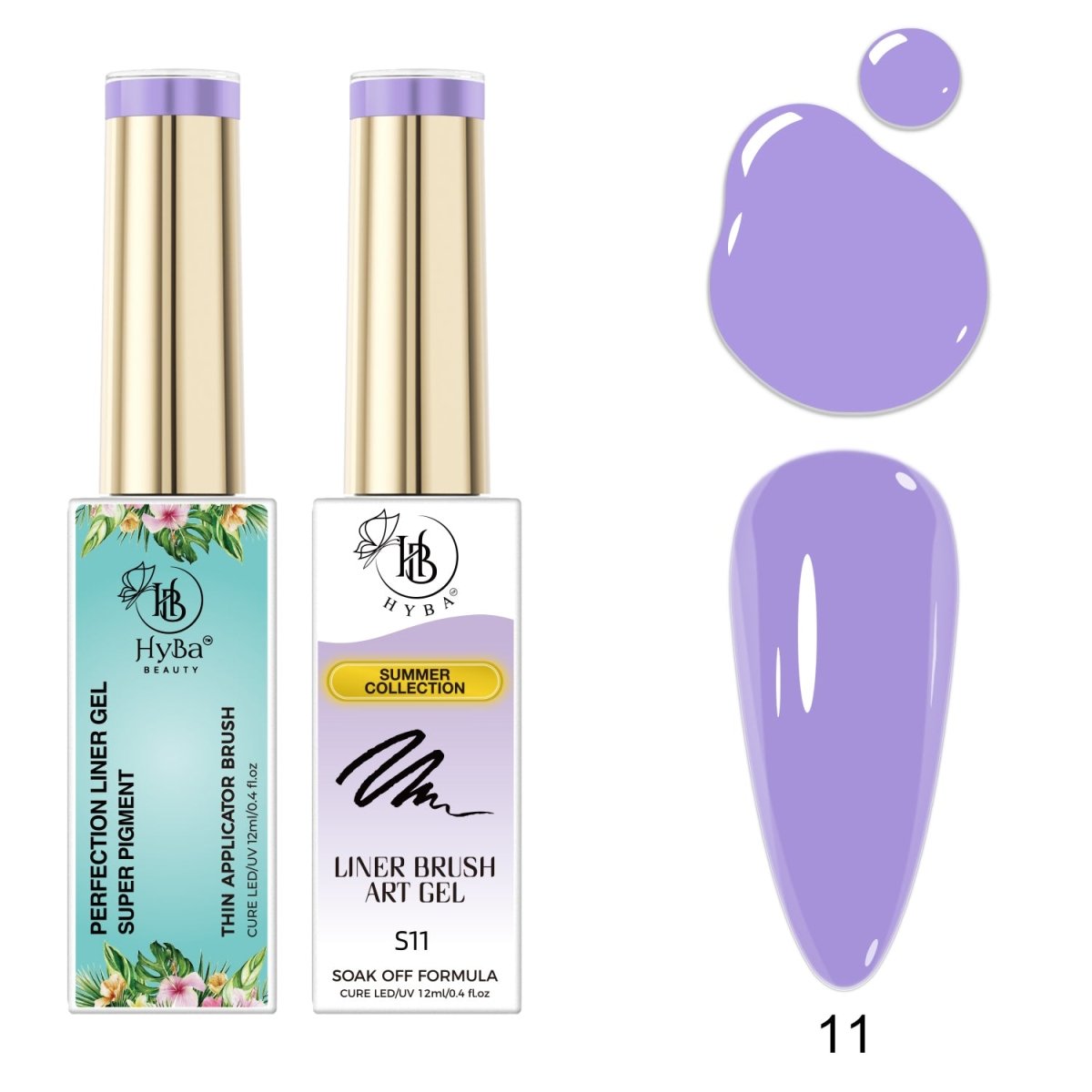 SUMMER Gel Liner Box Set / 12 colors - HYBA BEAUTY