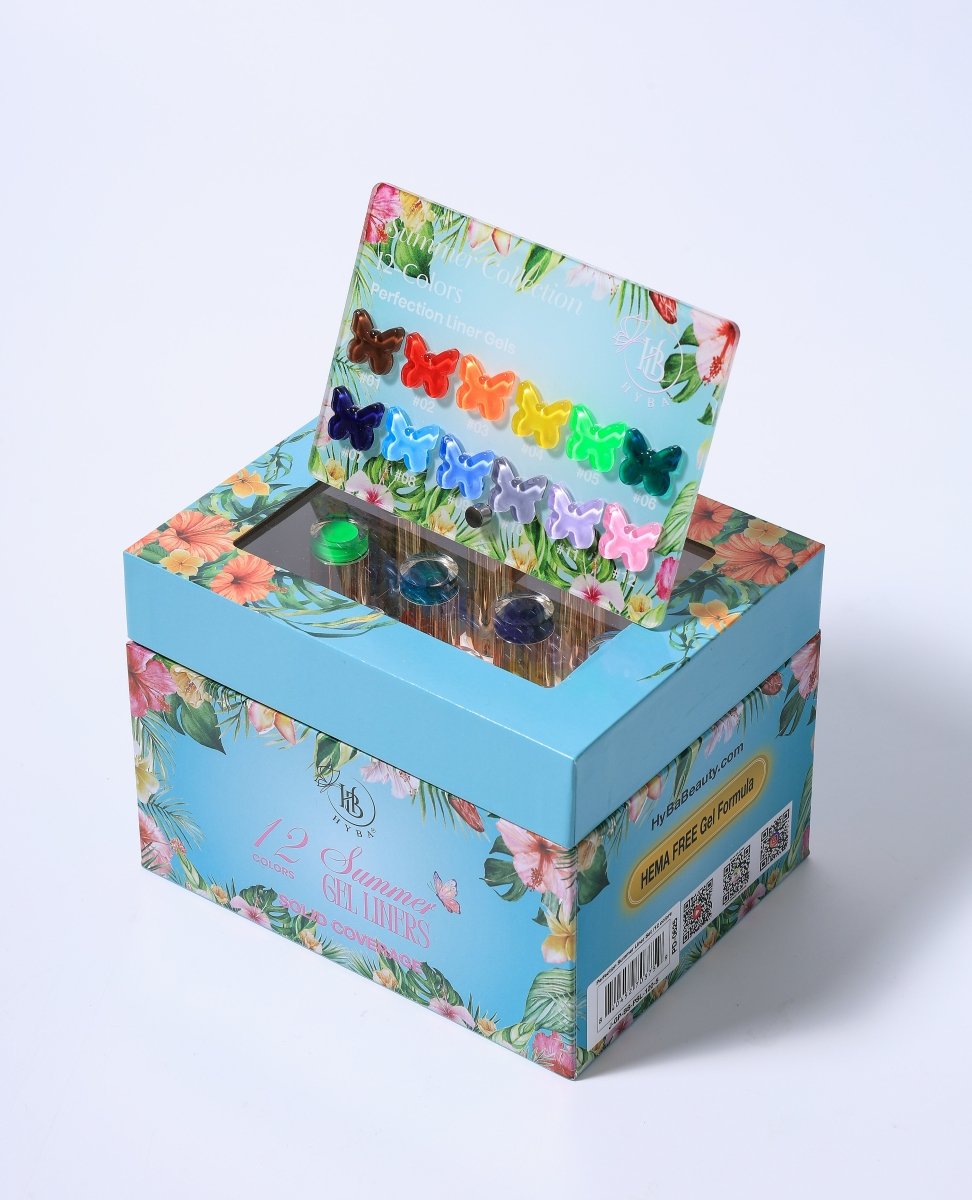 SUMMER Gel Liner Box Set / 12 colors - HYBA BEAUTY