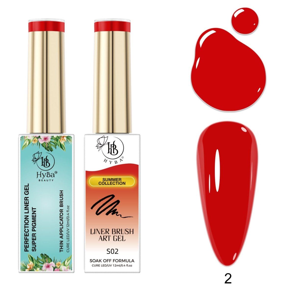 SUMMER Gel Liner Box Set / 12 colors - HYBA BEAUTY