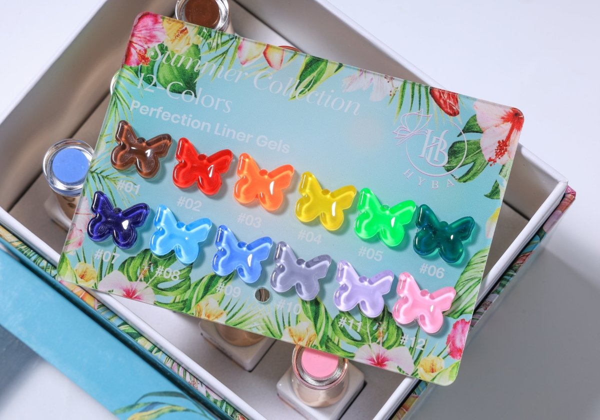 SUMMER Gel Liner Box Set / 12 colors - HYBA BEAUTY