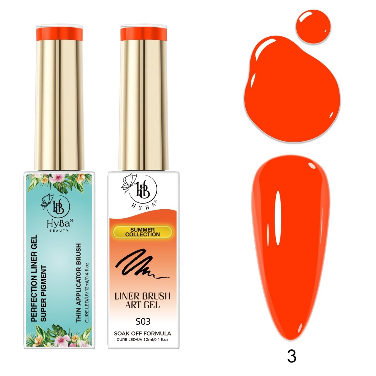 SUMMER Gel Liner Box Set / 12 colors - HYBA BEAUTY
