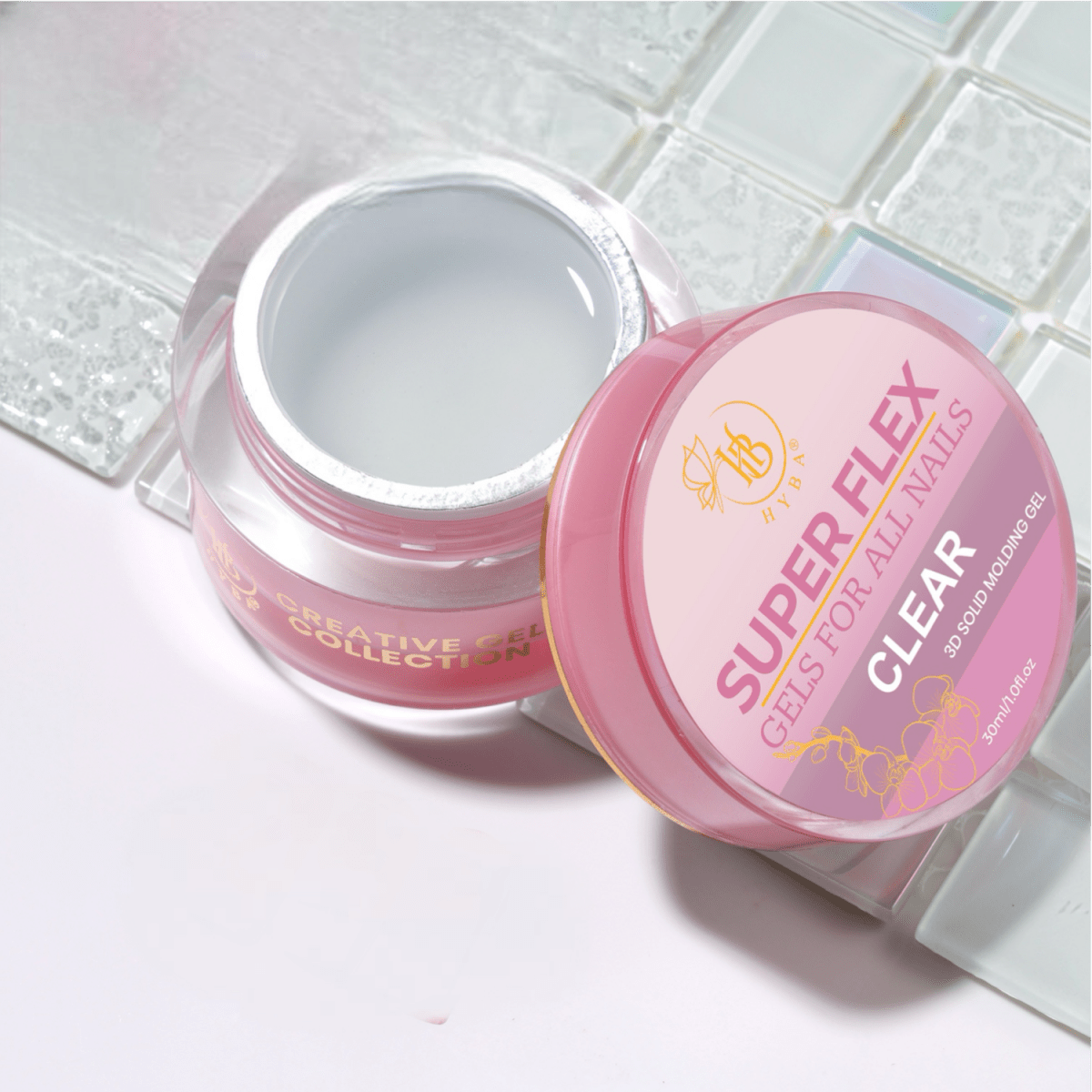 SUPER FLEX Molding Gel 30ml (Clear) - HYBA BEAUTY