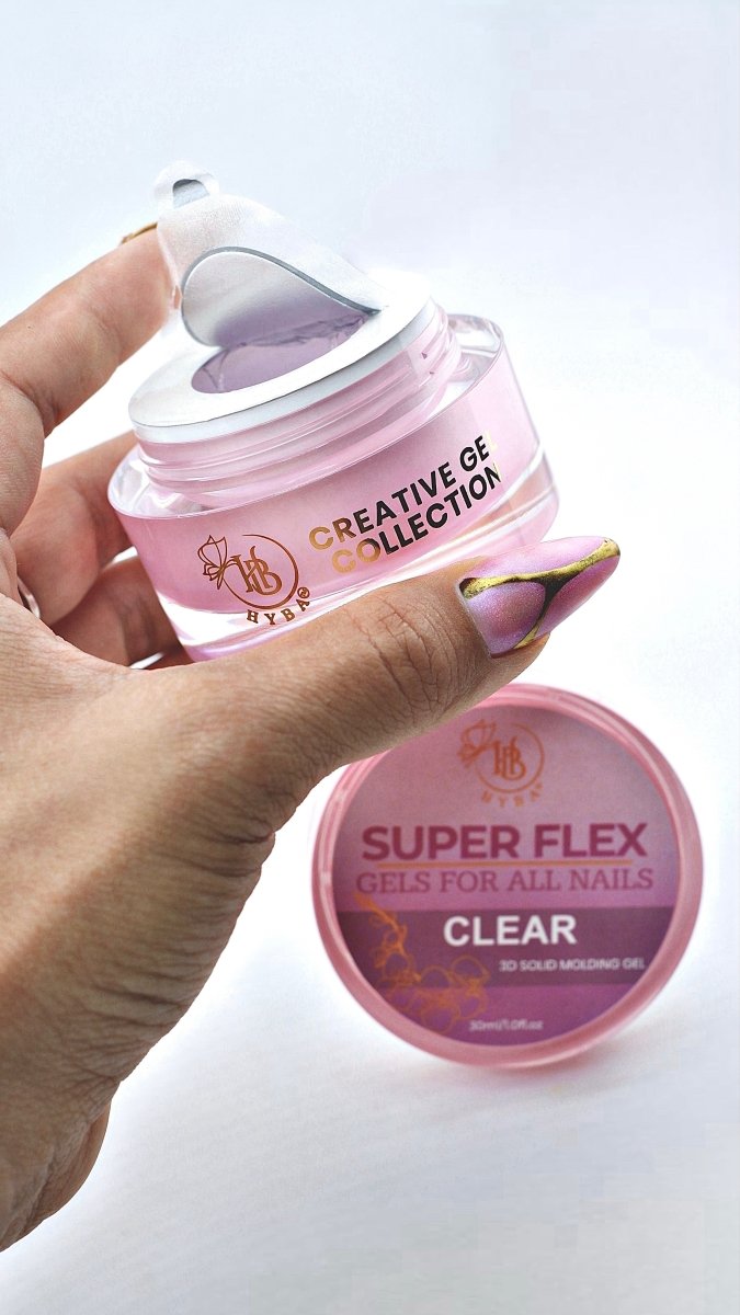 SUPER FLEX Molding Gel 30ml (Clear) - HYBA BEAUTY
