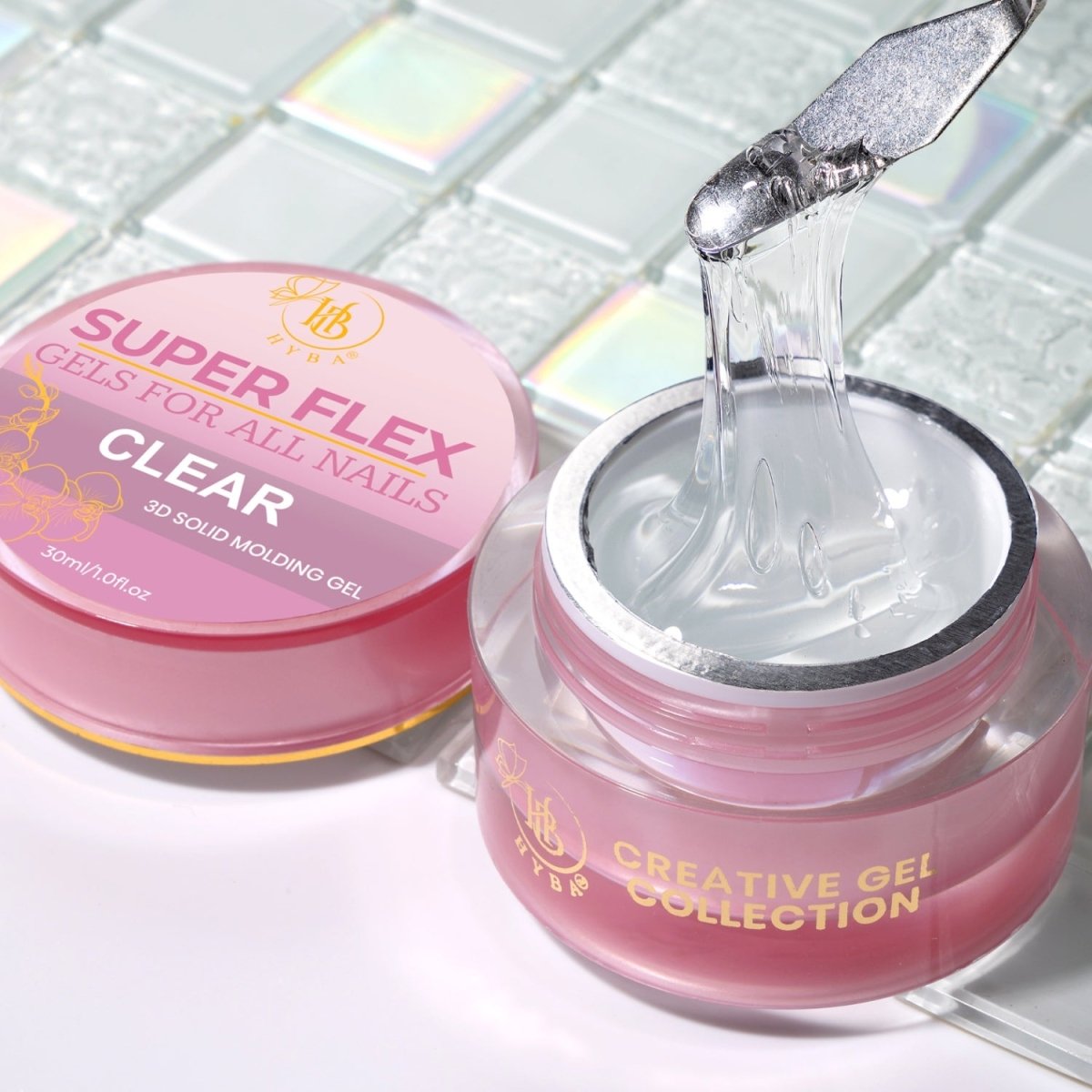 SUPER FLEX Molding Gel 30ml (Clear) - HYBA BEAUTY