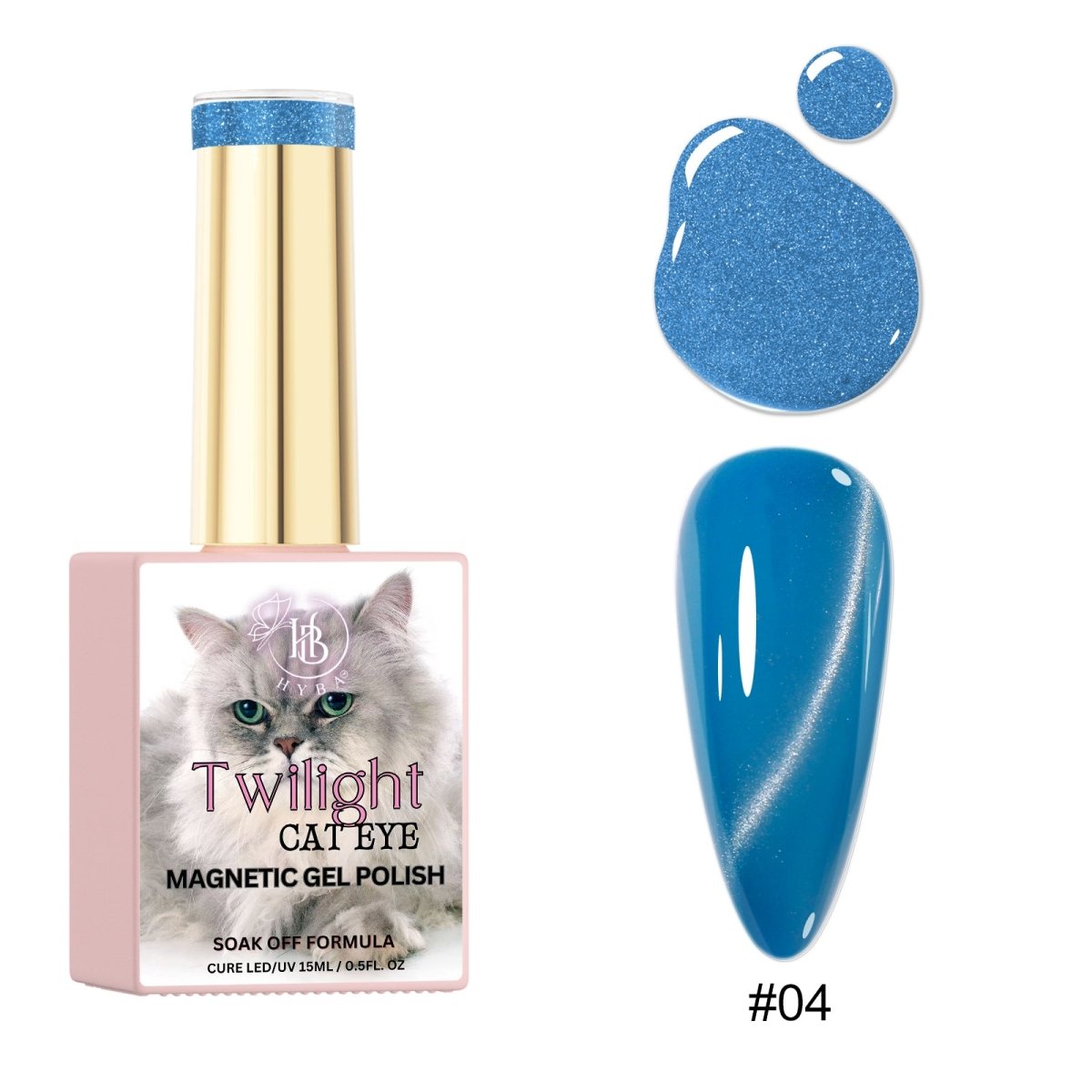 TWILIGHT Cat Eye Collection - Magnetic Gel Polish - HYBA BEAUTY
