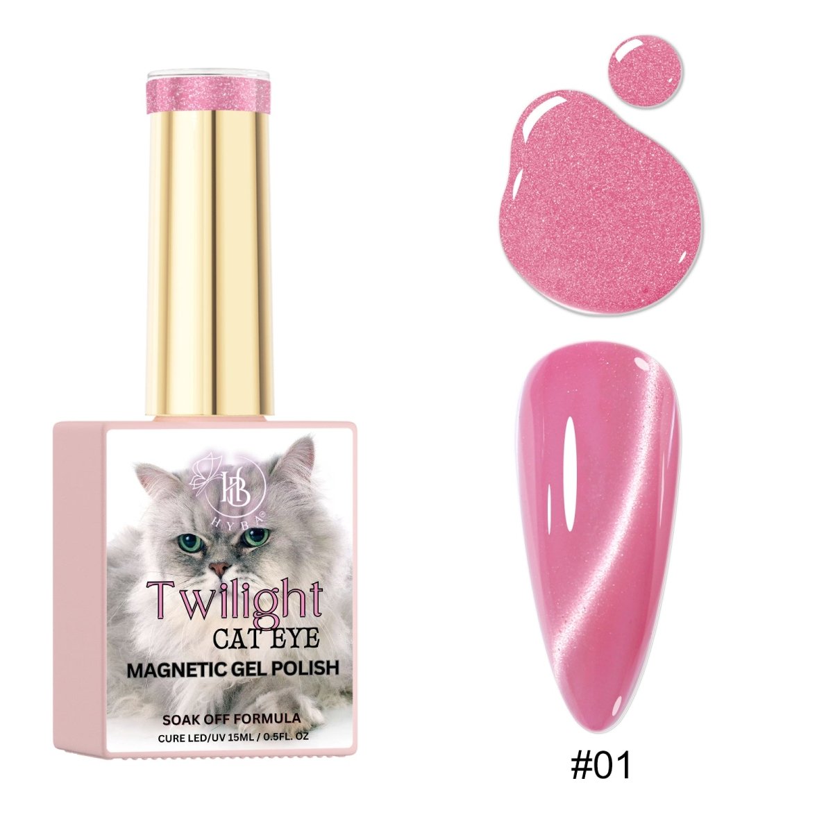 TWILIGHT Cat Eye Collection - Magnetic Gel Polish - HYBA BEAUTY