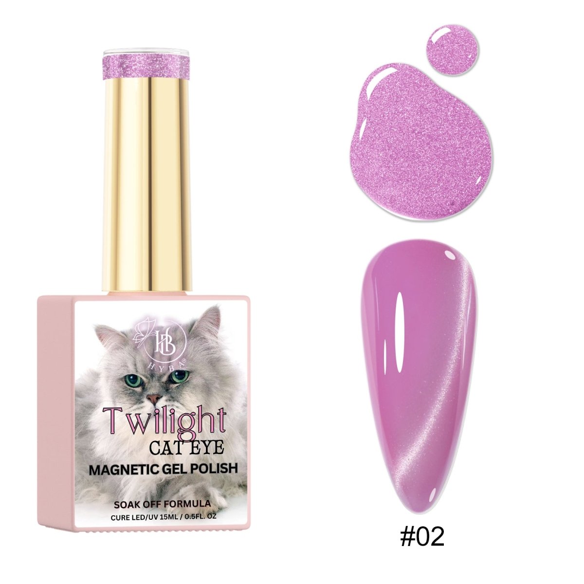 TWILIGHT Cat Eye Collection - Magnetic Gel Polish - HYBA BEAUTY