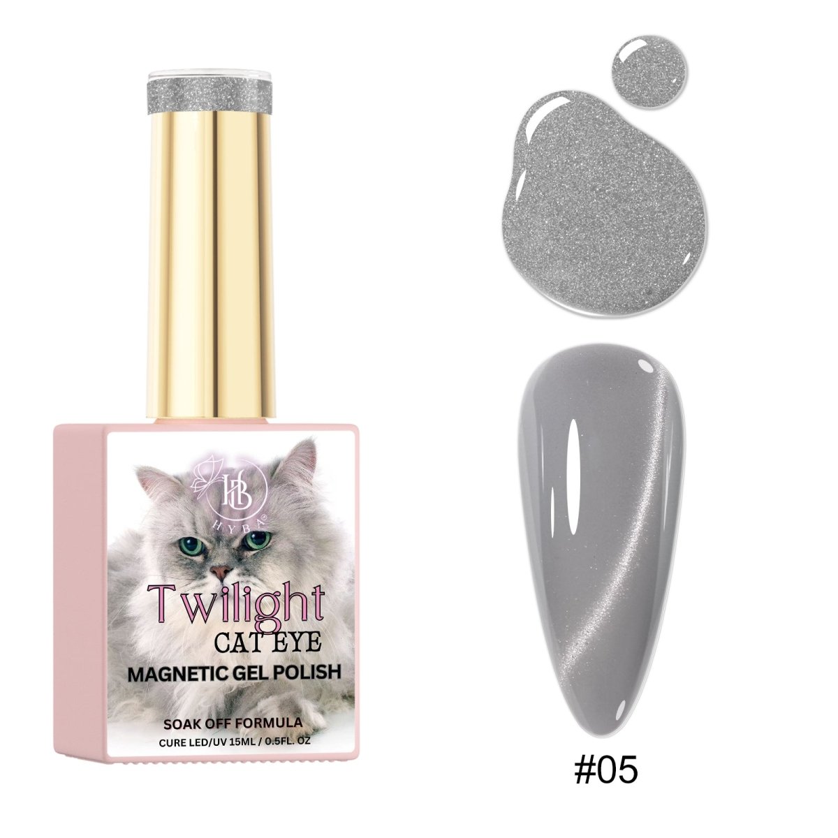 TWILIGHT Cat Eye Collection - Magnetic Gel Polish - HYBA BEAUTY