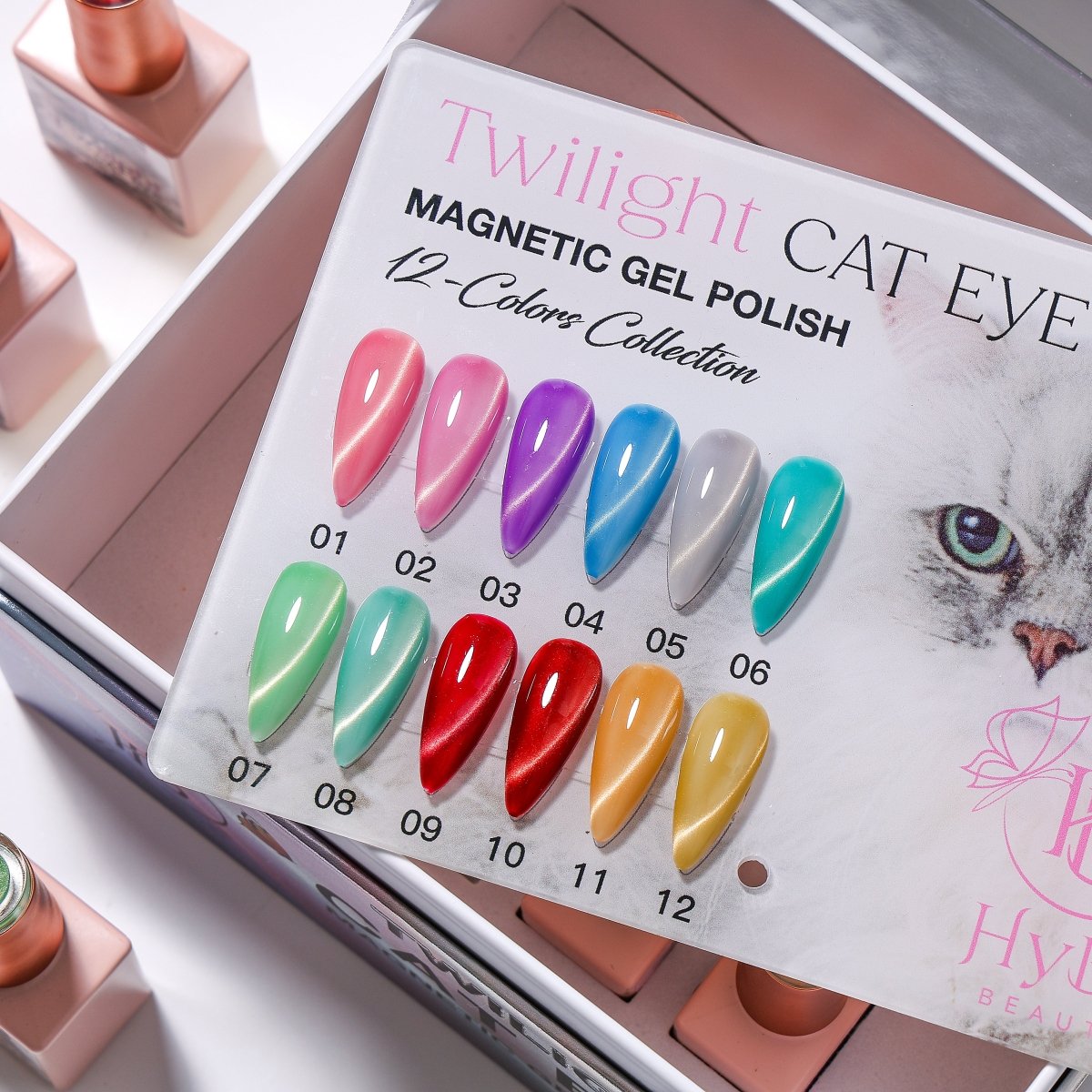 TWILIGHT Cat Eye Collection - Magnetic Gel Polish - HYBA BEAUTY