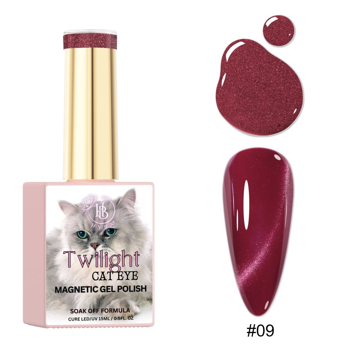 TWILIGHT Cat Eye Collection - Magnetic Gel Polish - HYBA BEAUTY