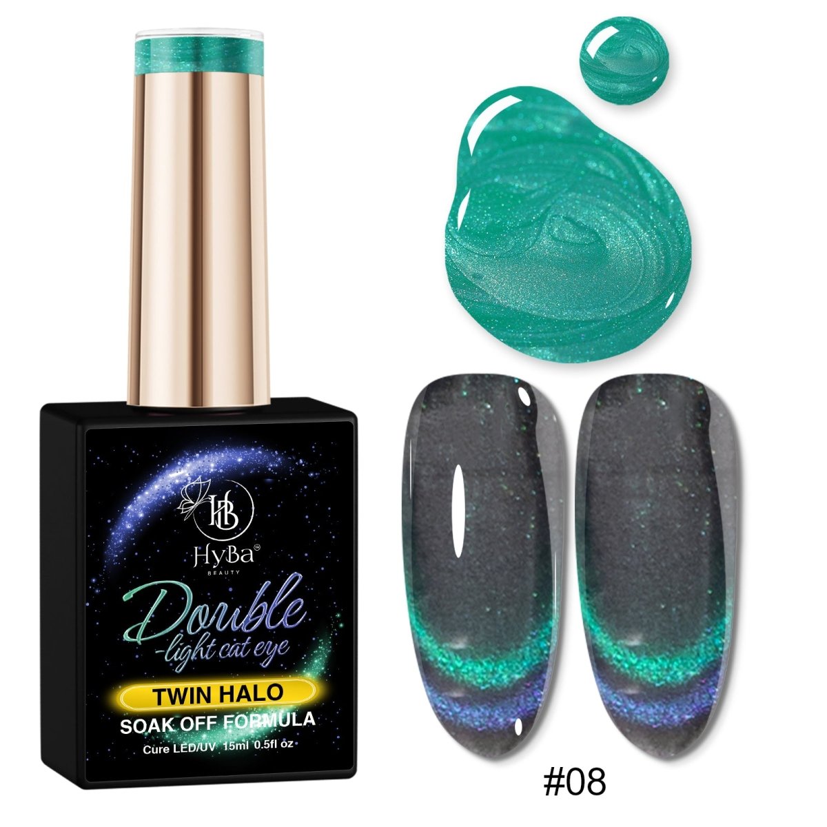 TWIN HALO Cat Eye Gel Collection - 10 Colors - HYBA BEAUTY