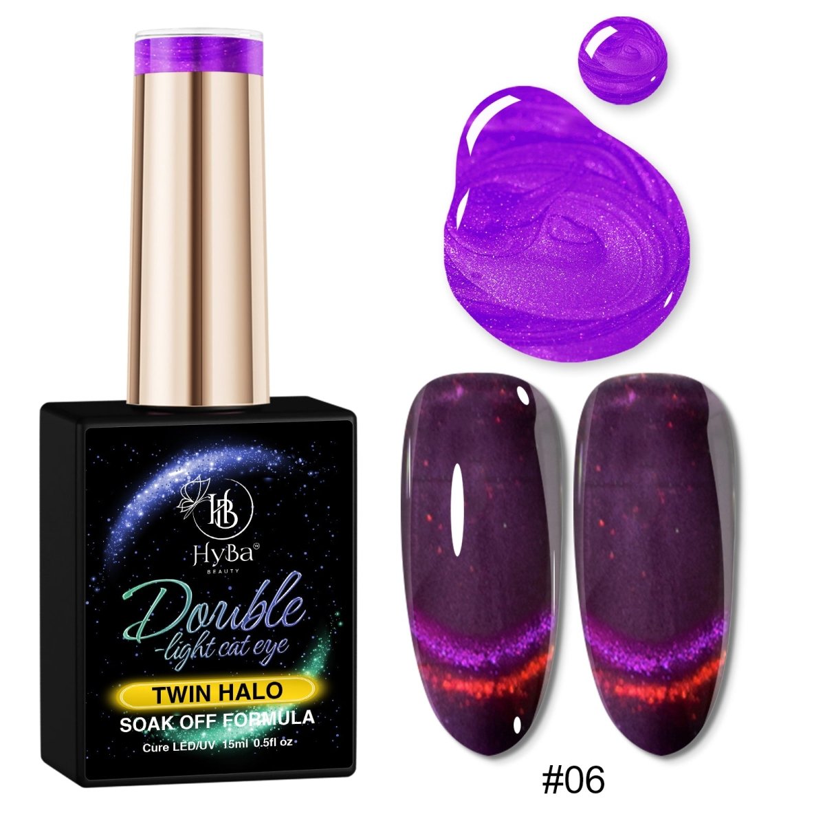 TWIN HALO Cat Eye Gel Collection - 10 Colors - HYBA BEAUTY