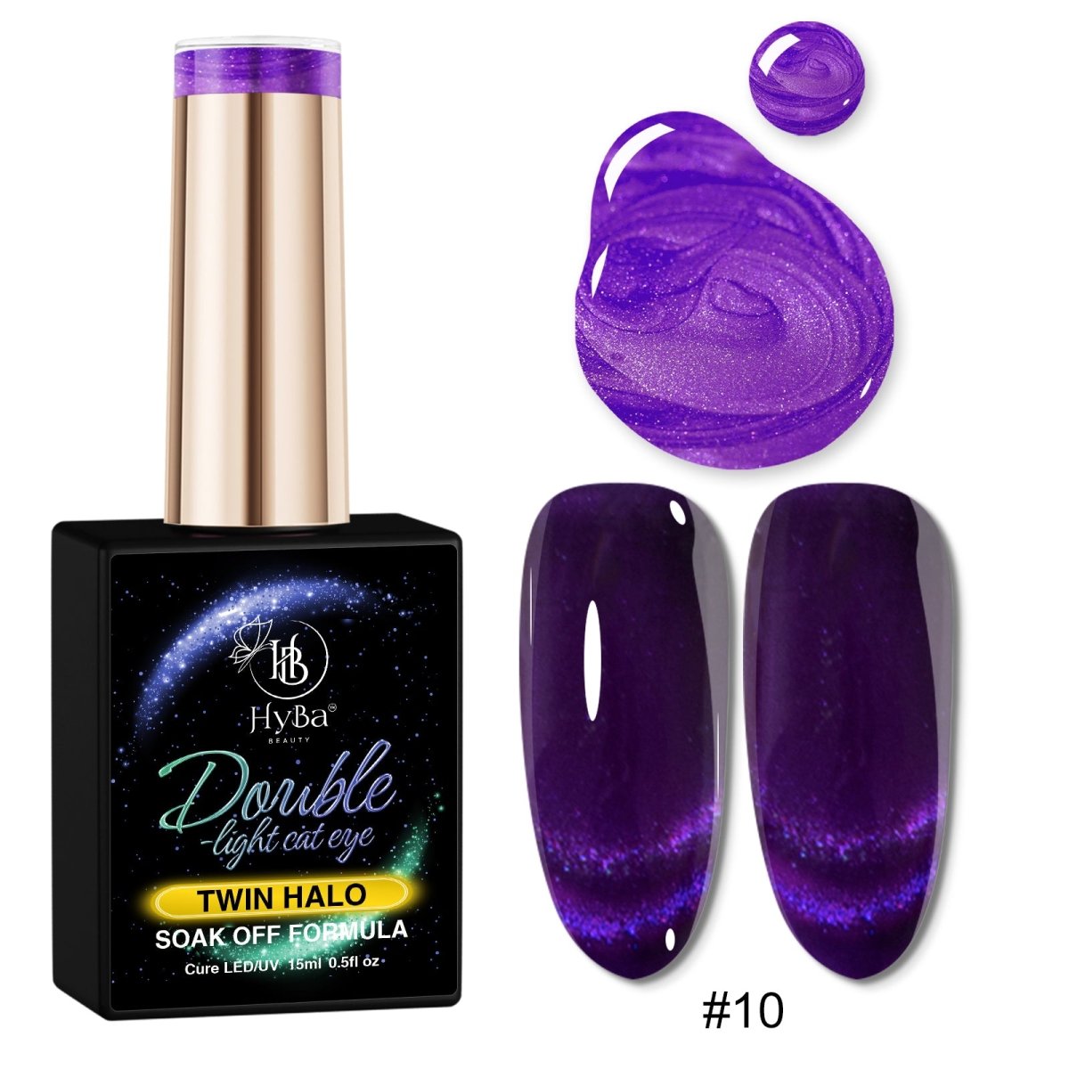 TWIN HALO Cat Eye Gel Collection - 10 Colors - HYBA BEAUTY