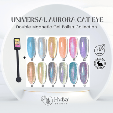 UNIVERSAL AURORA Cat Eye Collection - 12 colors - HYBA BEAUTY