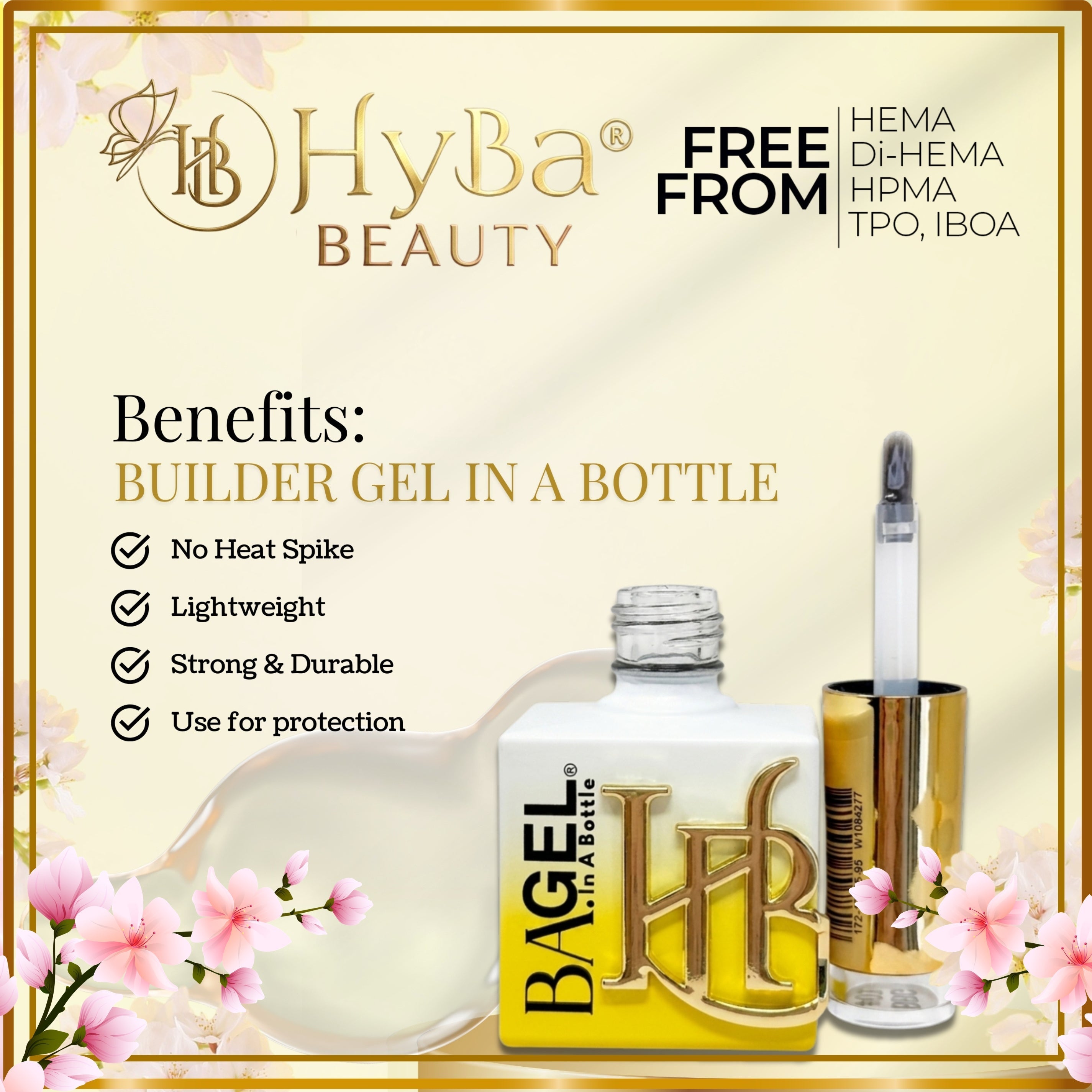 BBG - Builder Bottle Gel - HYBA BEAUTY