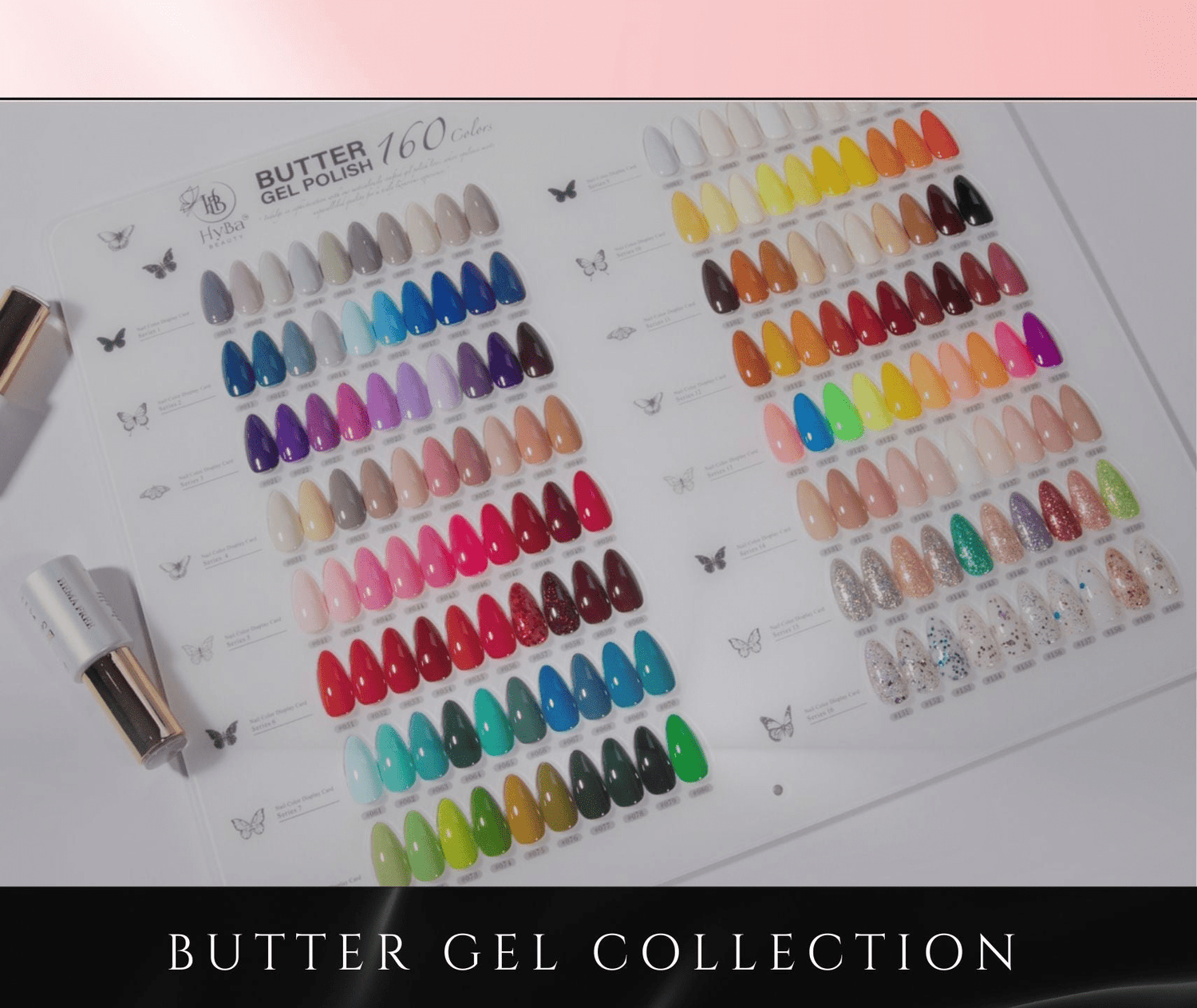 BUTTER GELS POLISH COLLECTION - HYBA BEAUTY