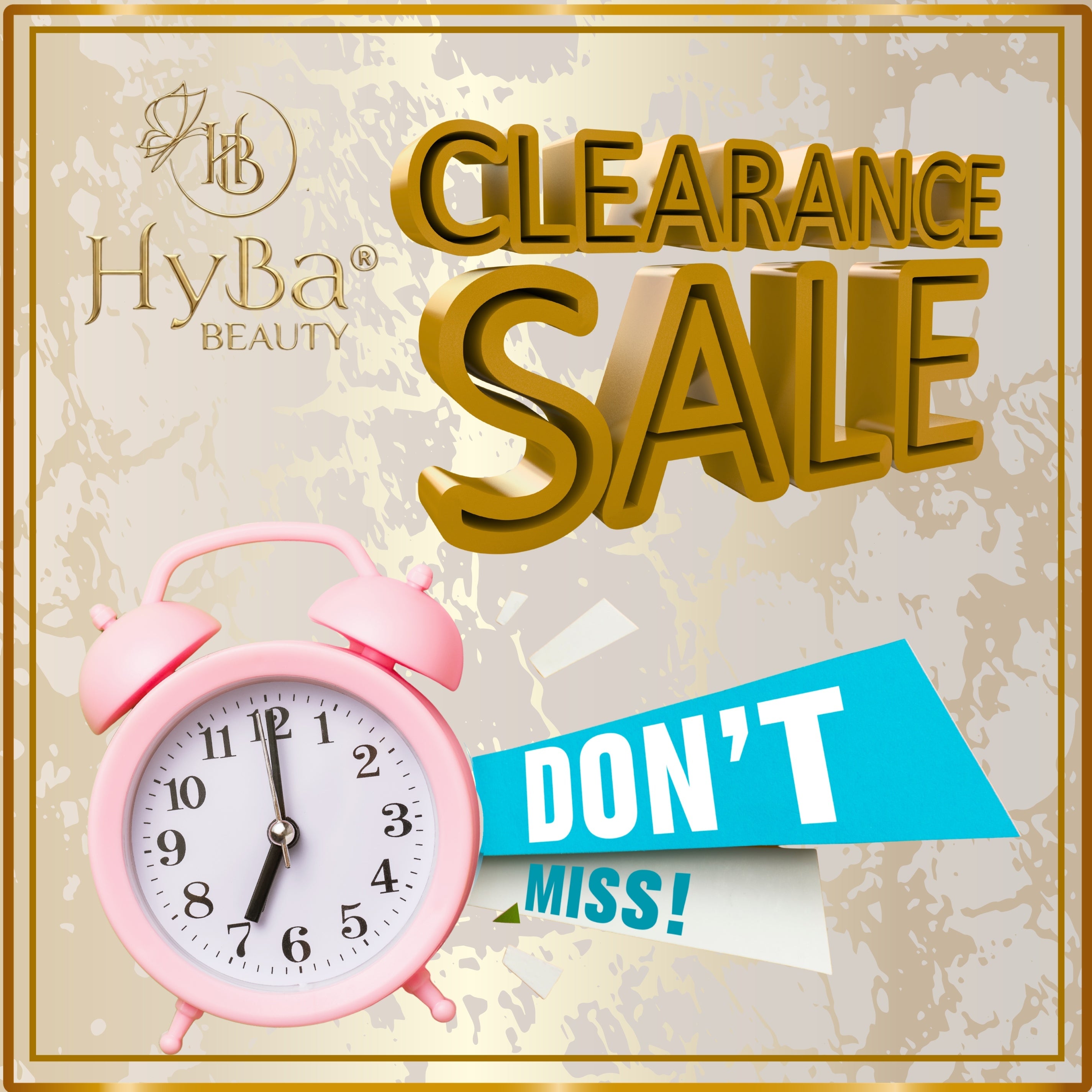 CLEARANCE - HYBA BEAUTY