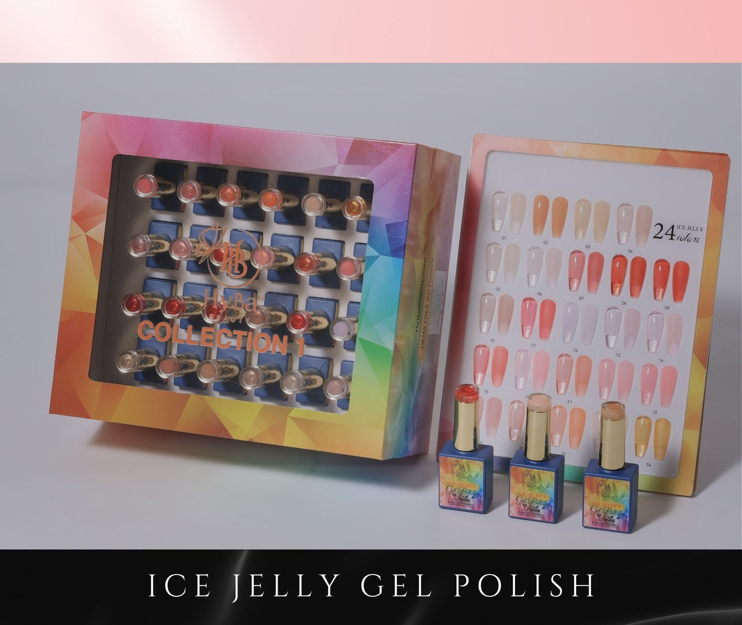 ICE JELLY GEL POLISH - HYBA BEAUTY