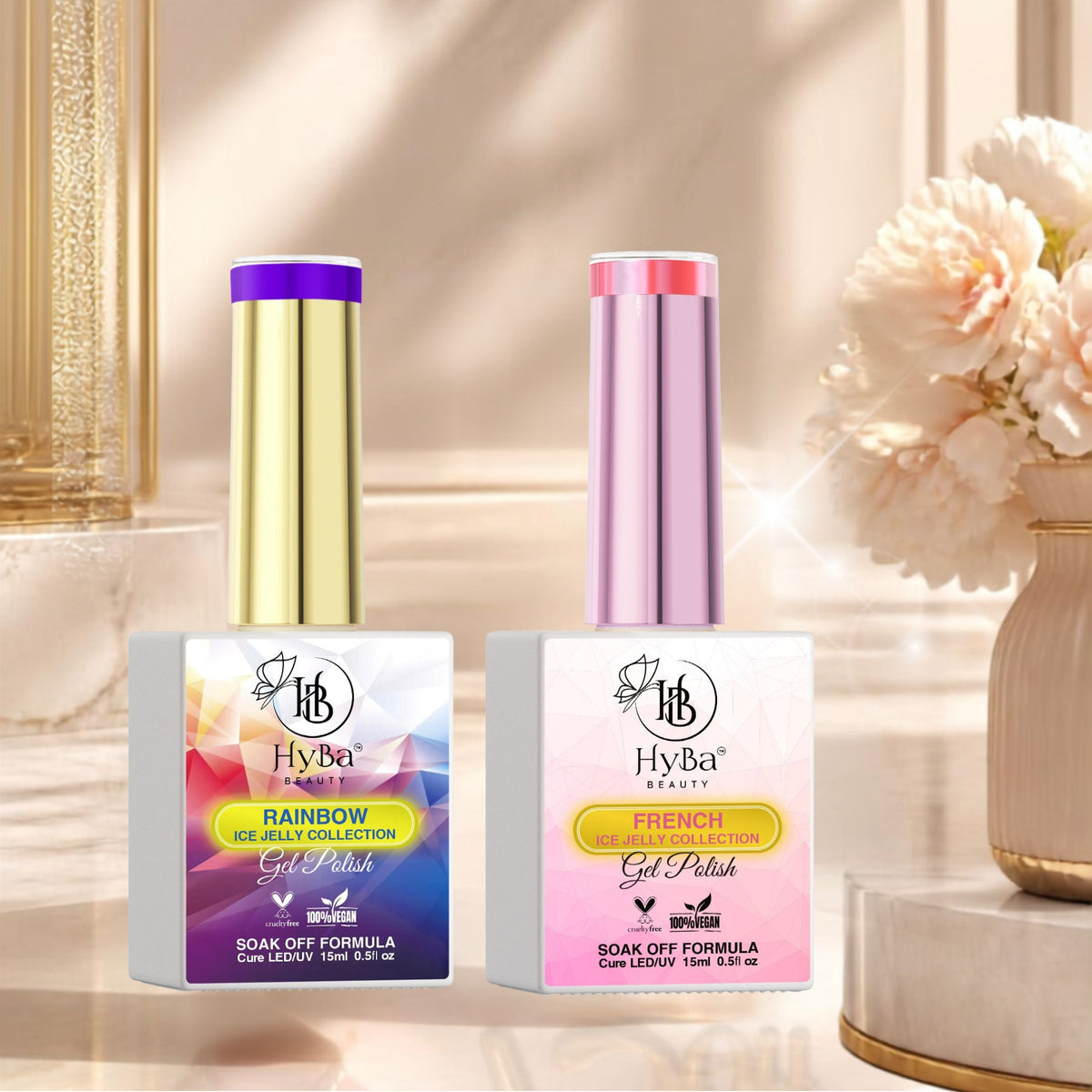 ICE JELLY GEL POLISH - HYBA BEAUTY