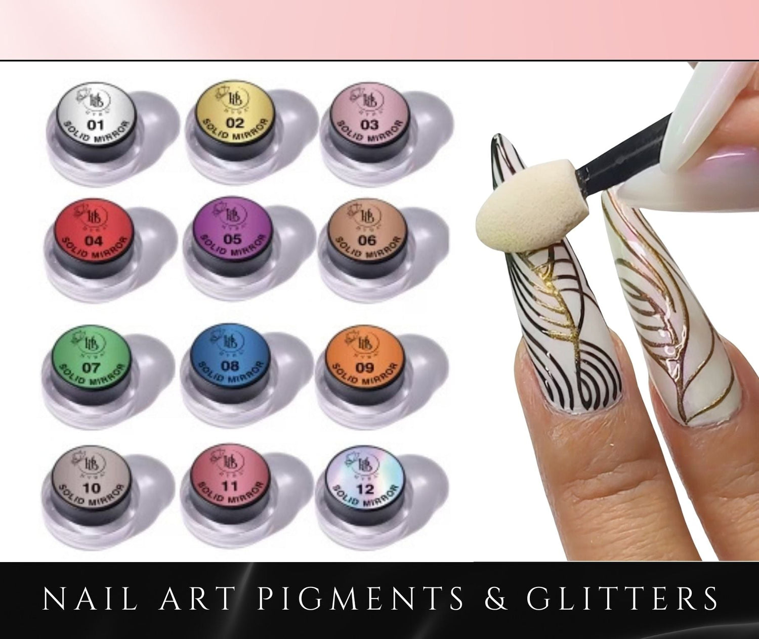 NAIL ART PIGMENTS & GLITTERS