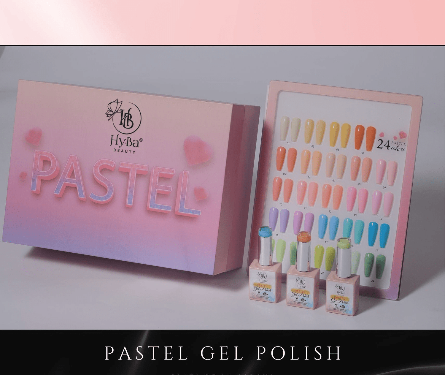 PASTEL GEL POLISH - HYBA BEAUTY