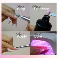 1 PERFECT FRENCH Starter Kit - HyGEL™ Hybrid Gel Nail System - HYBA BEAUTY