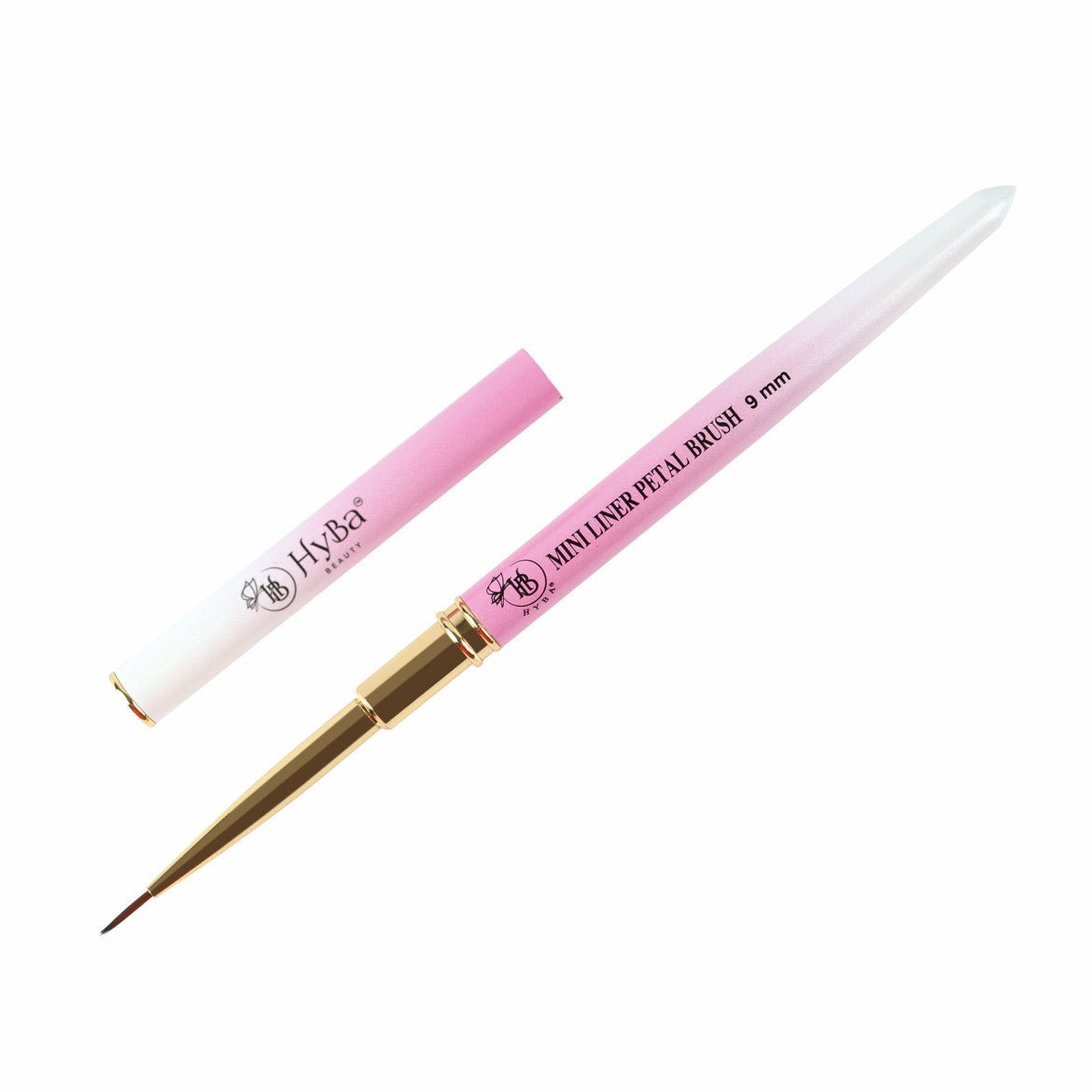 #11 MINI LINER PETAL Nail Brush / 9mm - 100% Kolinsky Hair - HYBA BEAUTY