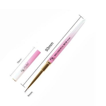 11 MINI LINER PETAL Brush / 9mm - HYBA BEAUTY
