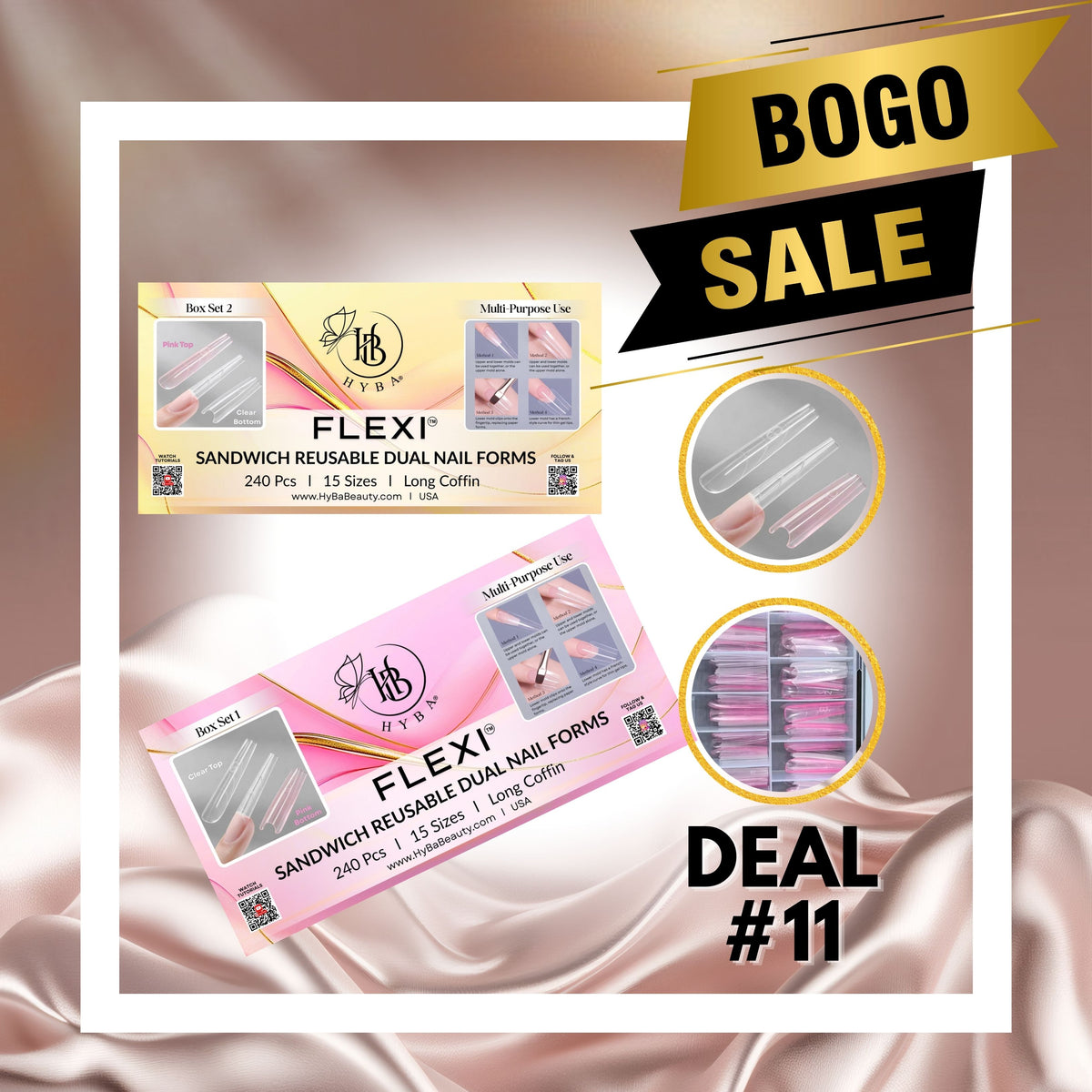 #11 BOGO Deal - 2 x FLEXI Sandwich Dual Forms ( #1 & #2 Box Set)