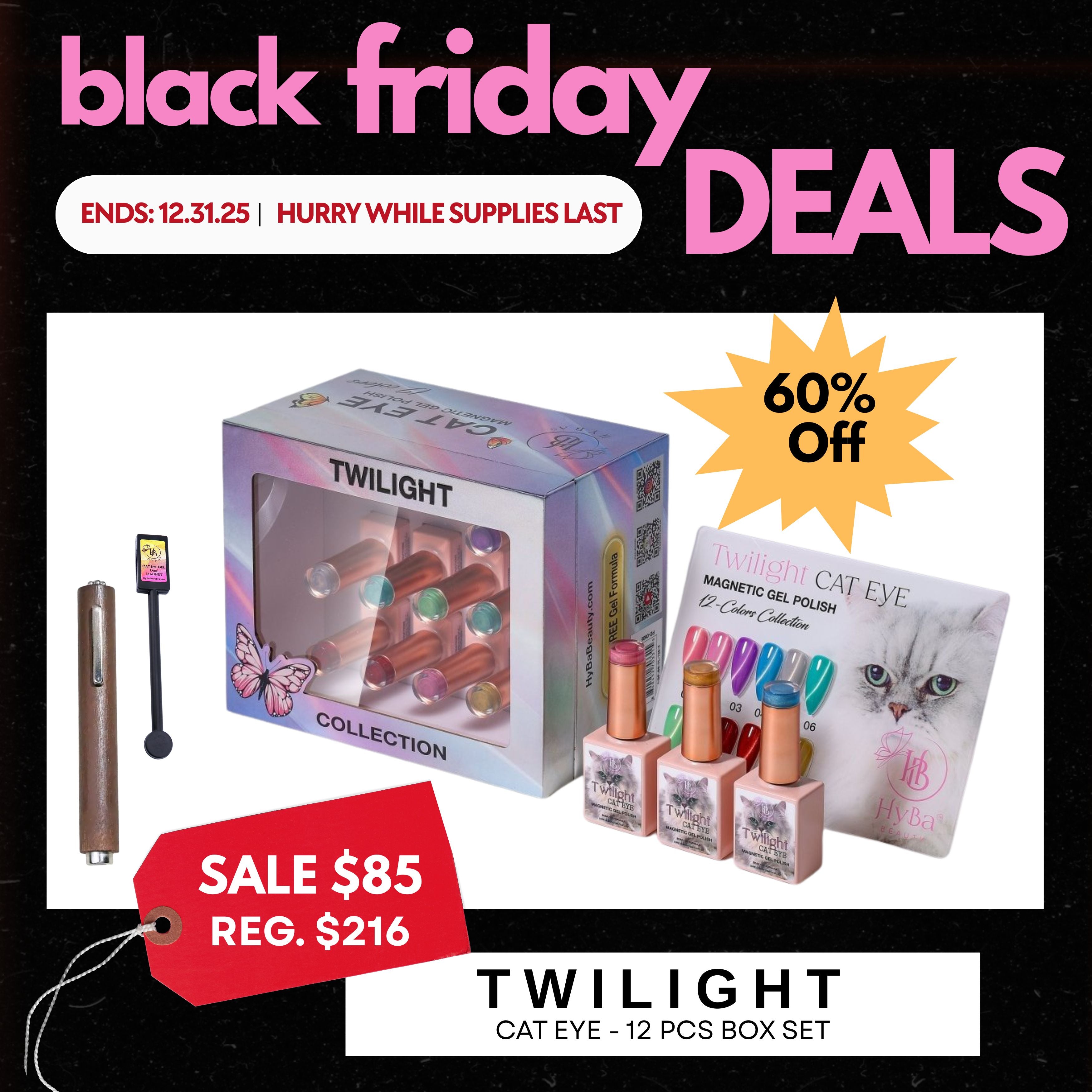 BLACK FRIDAY SALE - TWILIGHT CAT EYE BOX SET 60% OFF
